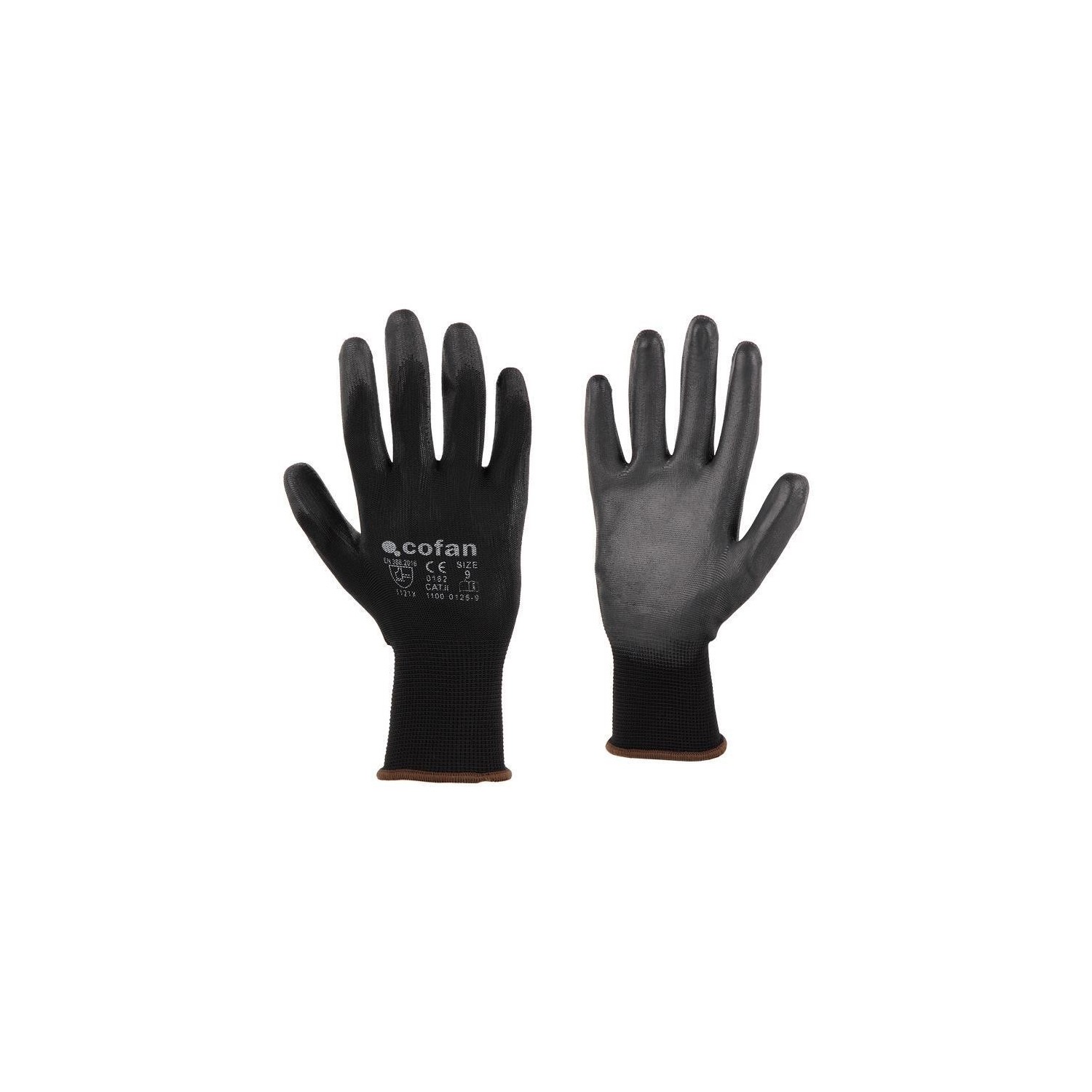 GUANTE NEGRO ECOCONTACT T-6