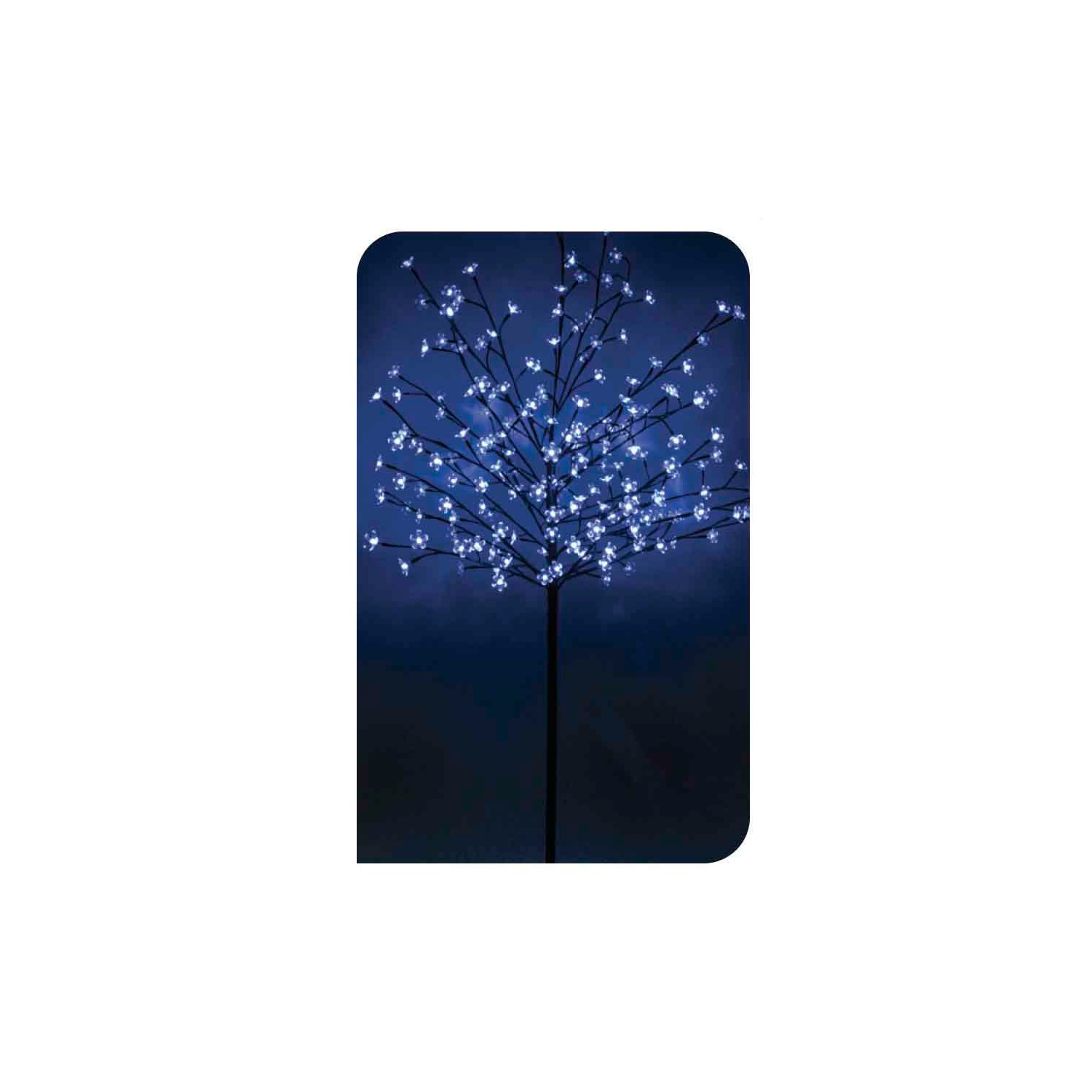 Arbol 3d sakura 150cm 200 leds azules ip44 edm