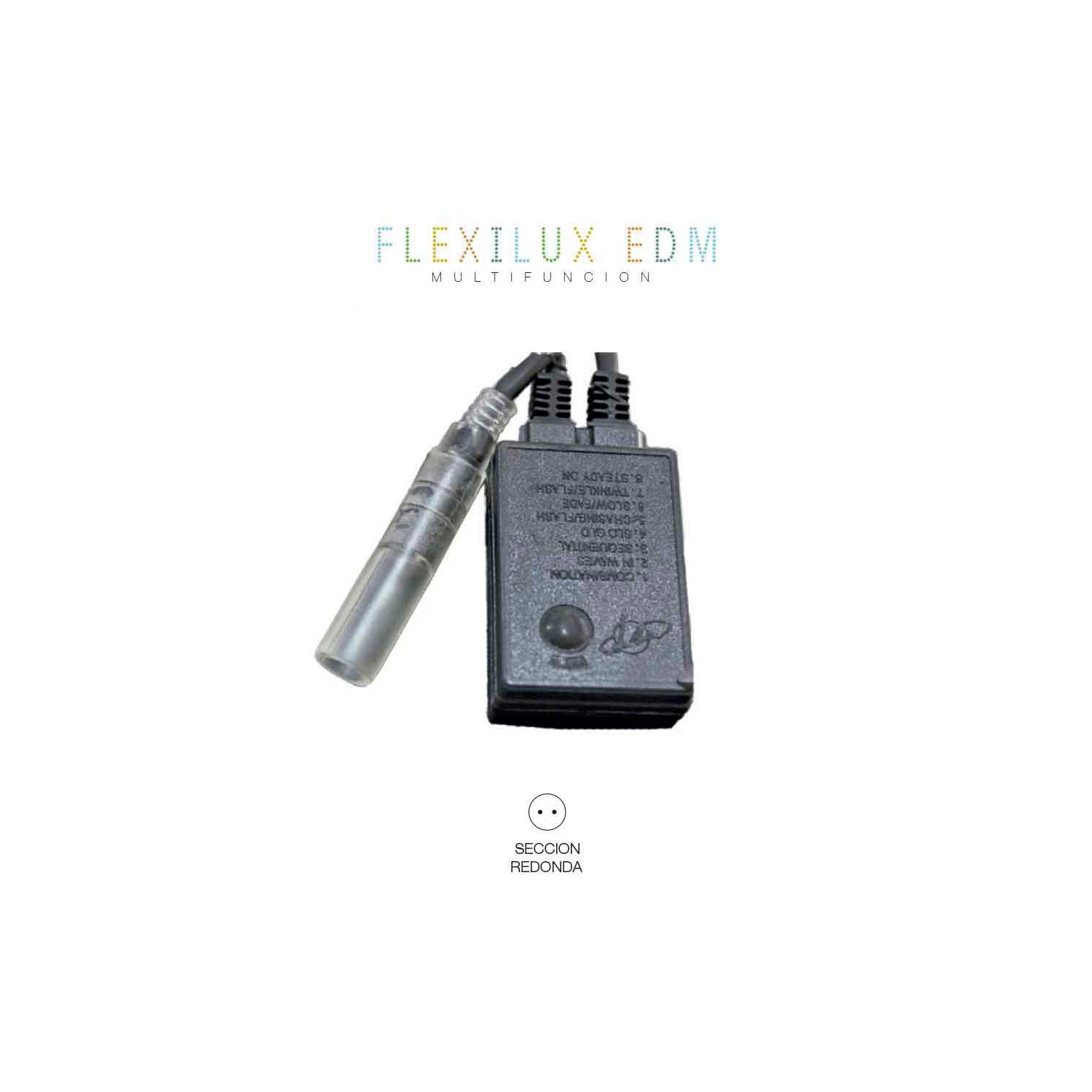 Programador tubo flexilux 2 vias 10,5m (ip44 interior-exterior) edm