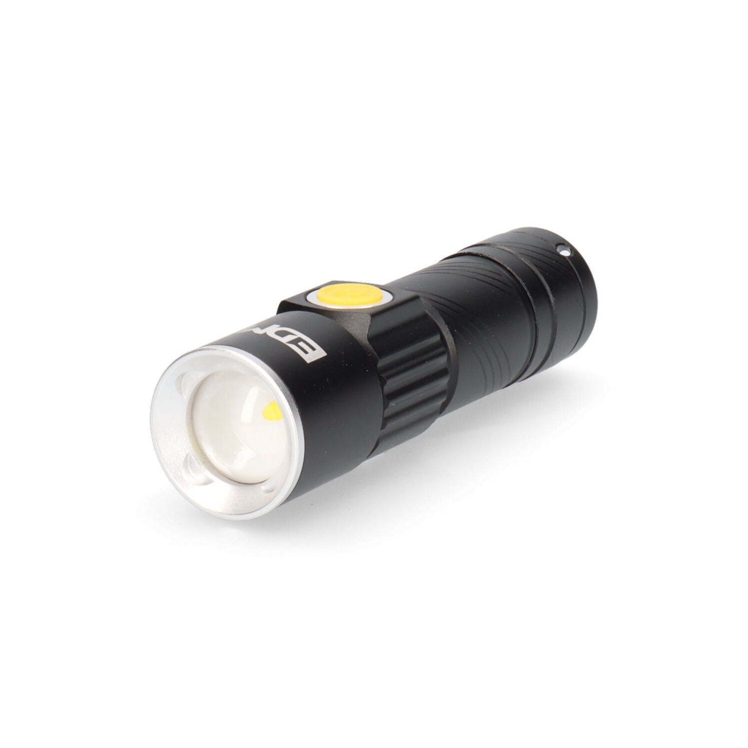 Mini linterna con zoom 1 led 120lm 7500k recargable con usb. edm