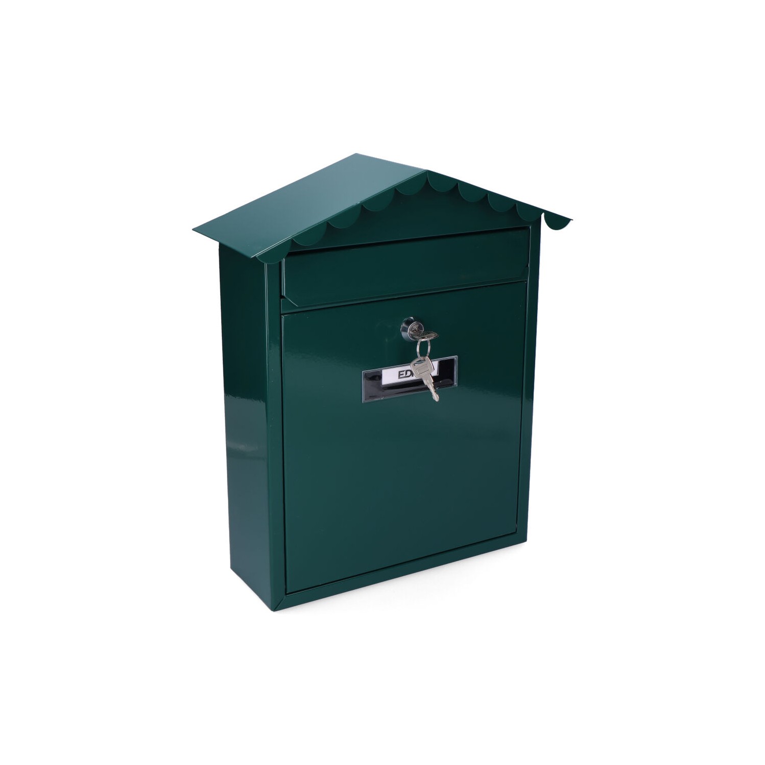 Buzon de acero modelo tradition verde edm