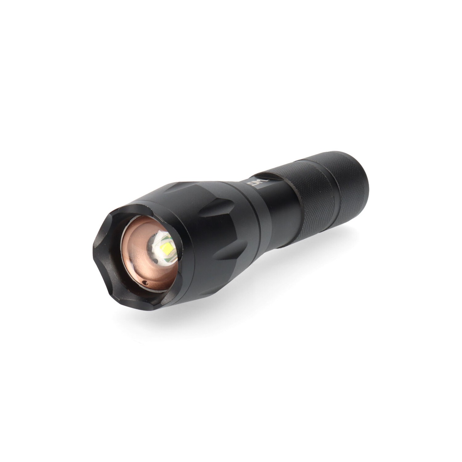 Linterna de aluminio con zoom. 1 led cree xml-t6 3xaaa (pilas incluidas) edm