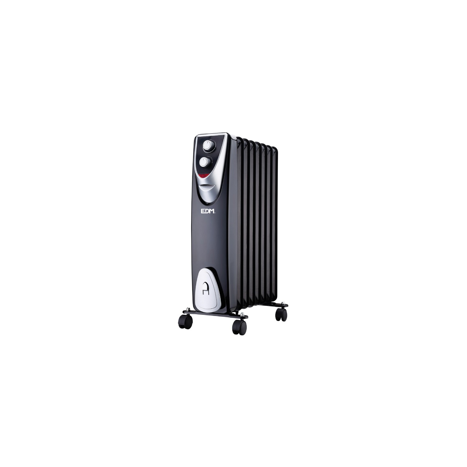 Radiador modelo "black edition" - sin aceite - (8 elementos) - 500-1000-1500w - edm