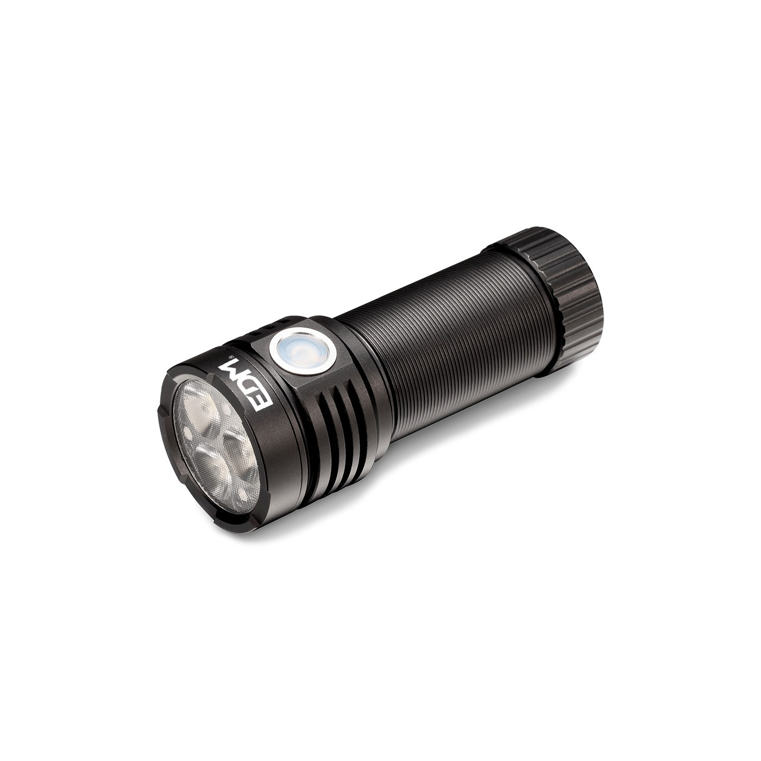 Linterna led flashlight 3 leds osram 30w 3300lm recargable. edm