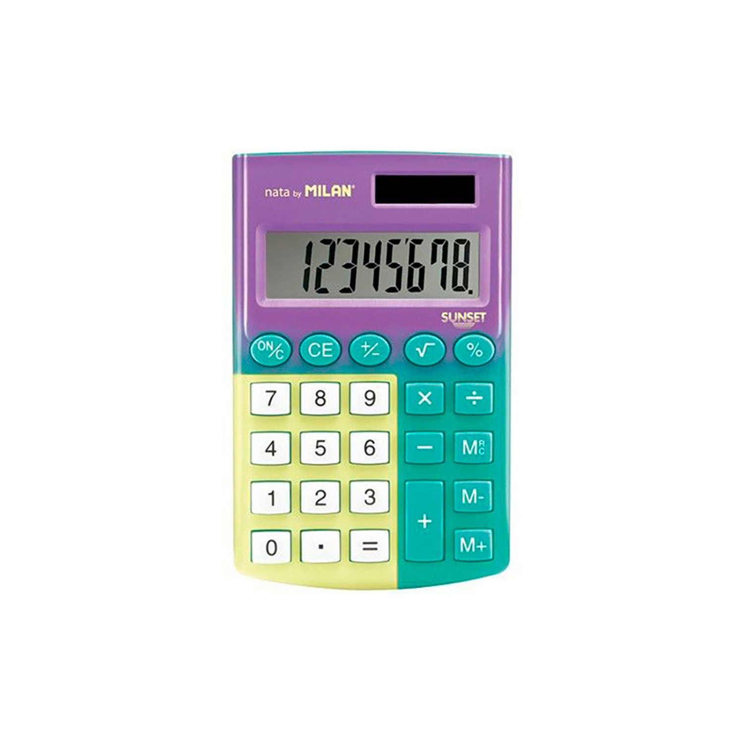 Blister calculadora pocket sunset 8 digitos milan