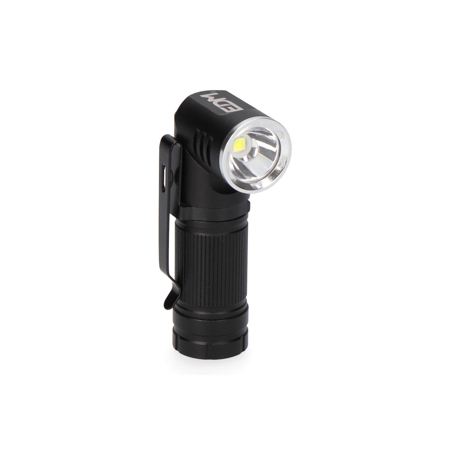 Mini linterna led. cabezal direccionable. recargable 8w 450lm edm