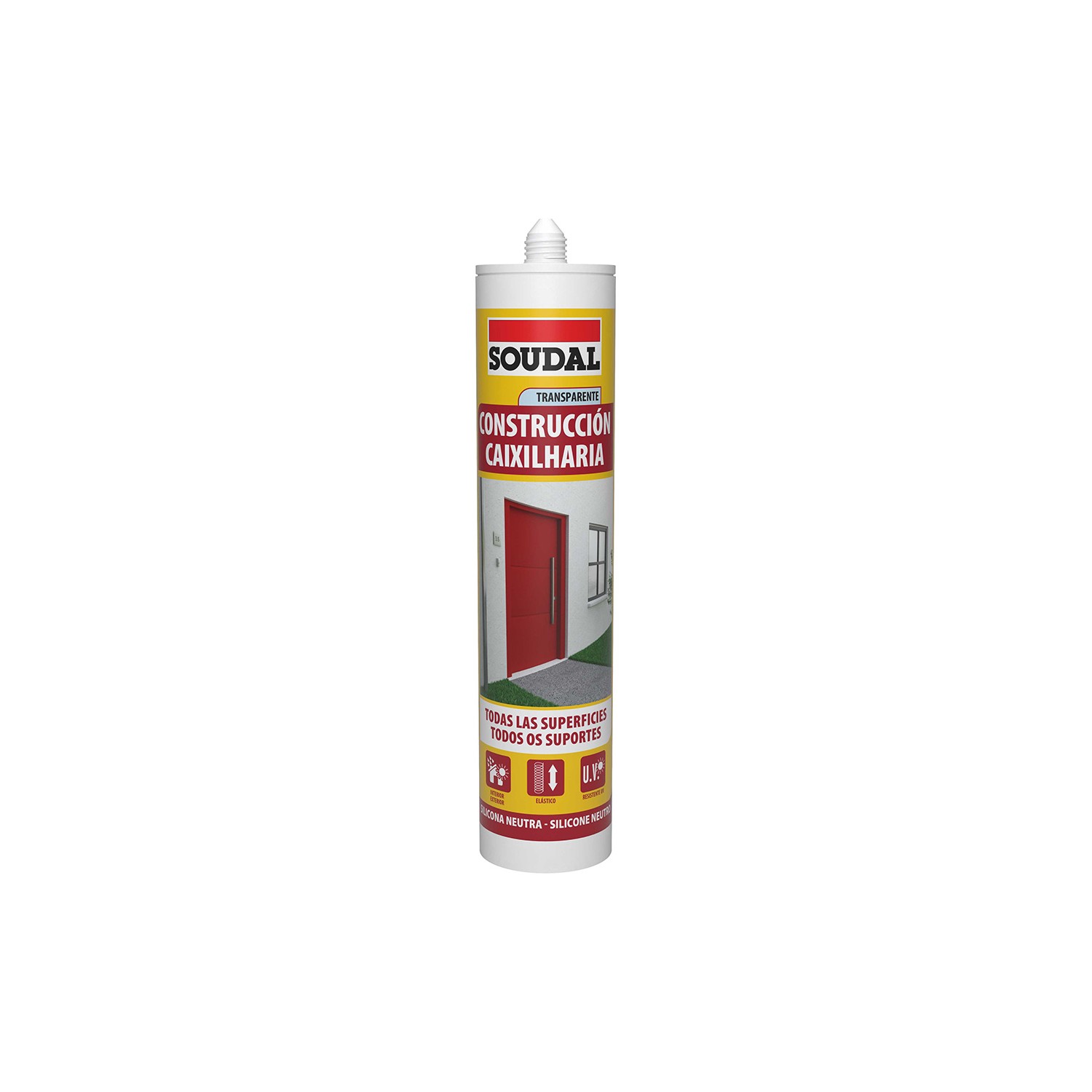 Silicona construccion neutra translucida 290ml 115785 soudal