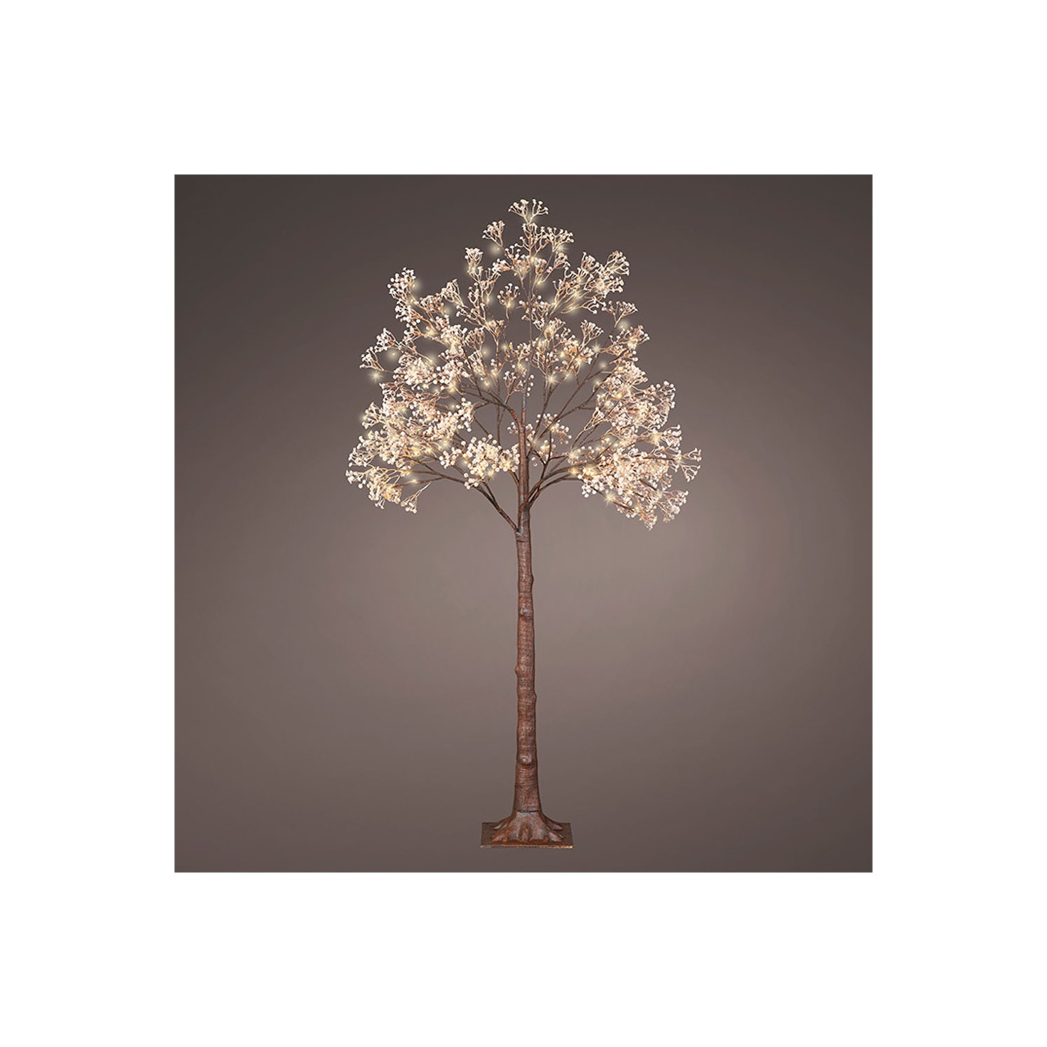 Arbol led gypsophila purpurina ip44 150cm