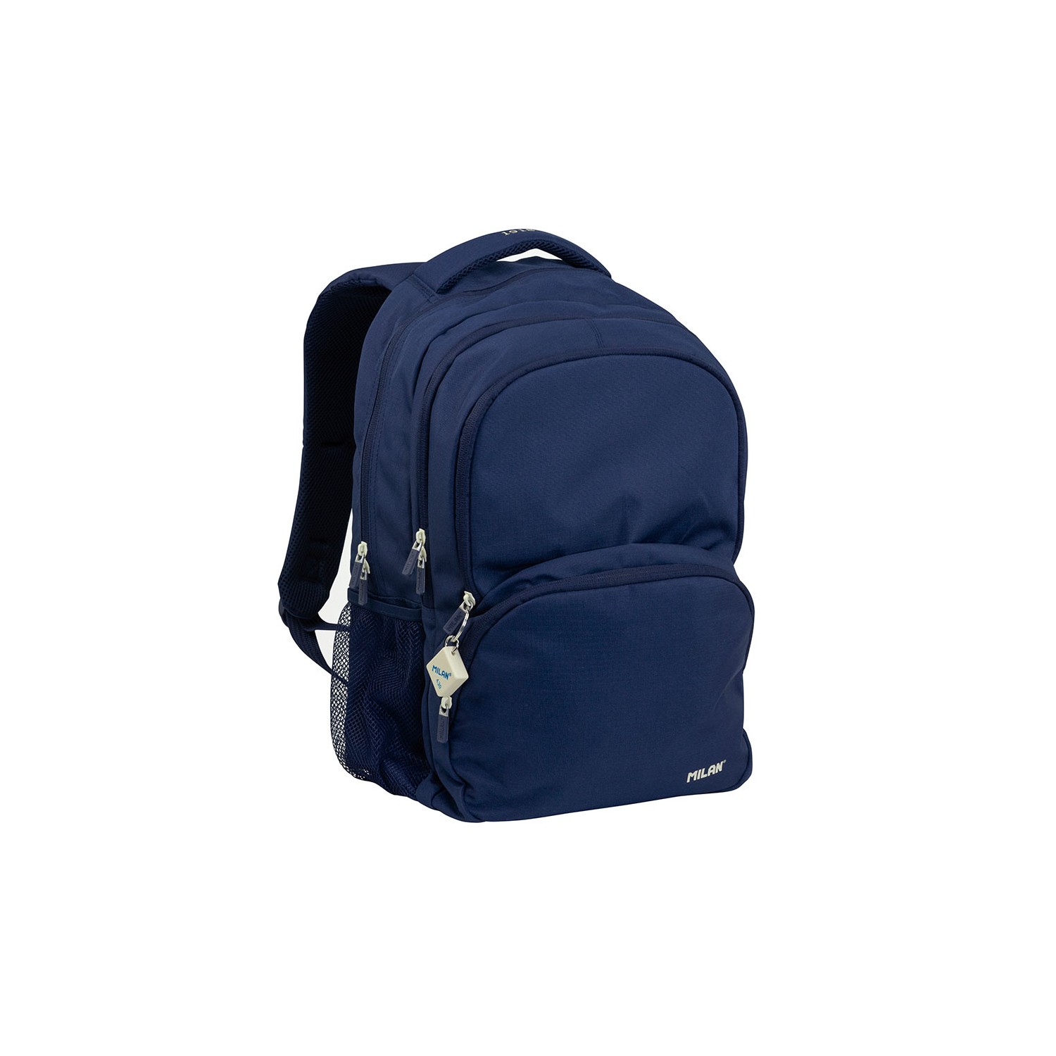 Mochila escolar con 4 cremalleras (25 l) serie 1918, azul marino milan