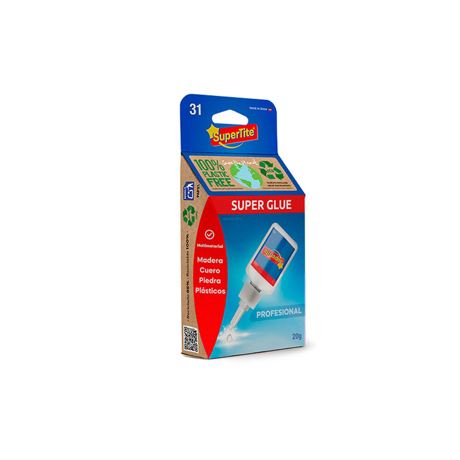 Adhesivo instant, blister 20g 2431 supertite