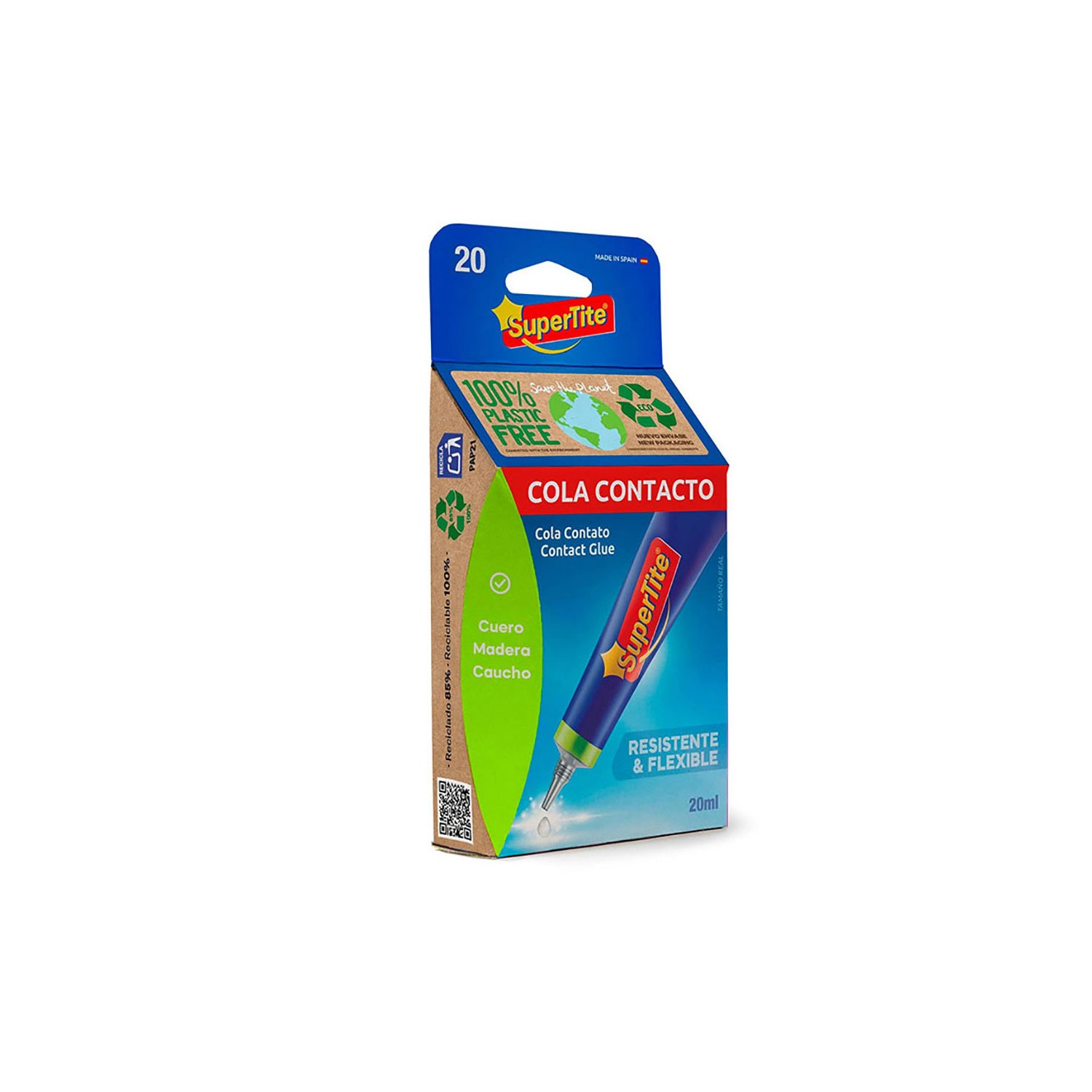 Adhesivo contacto, blister 20ml 2420 supertite