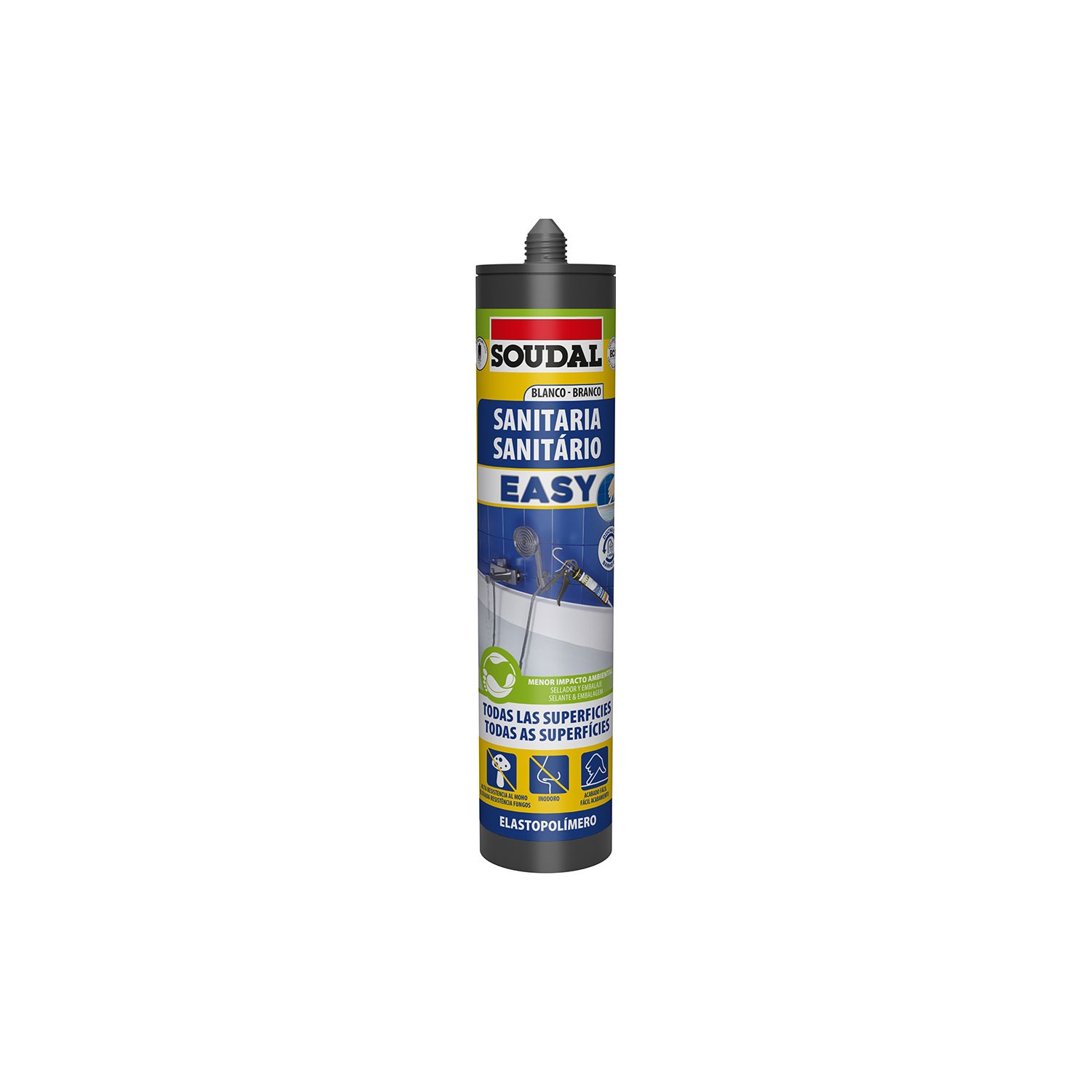 Easy sanitario blanco 290ml soudal 158090