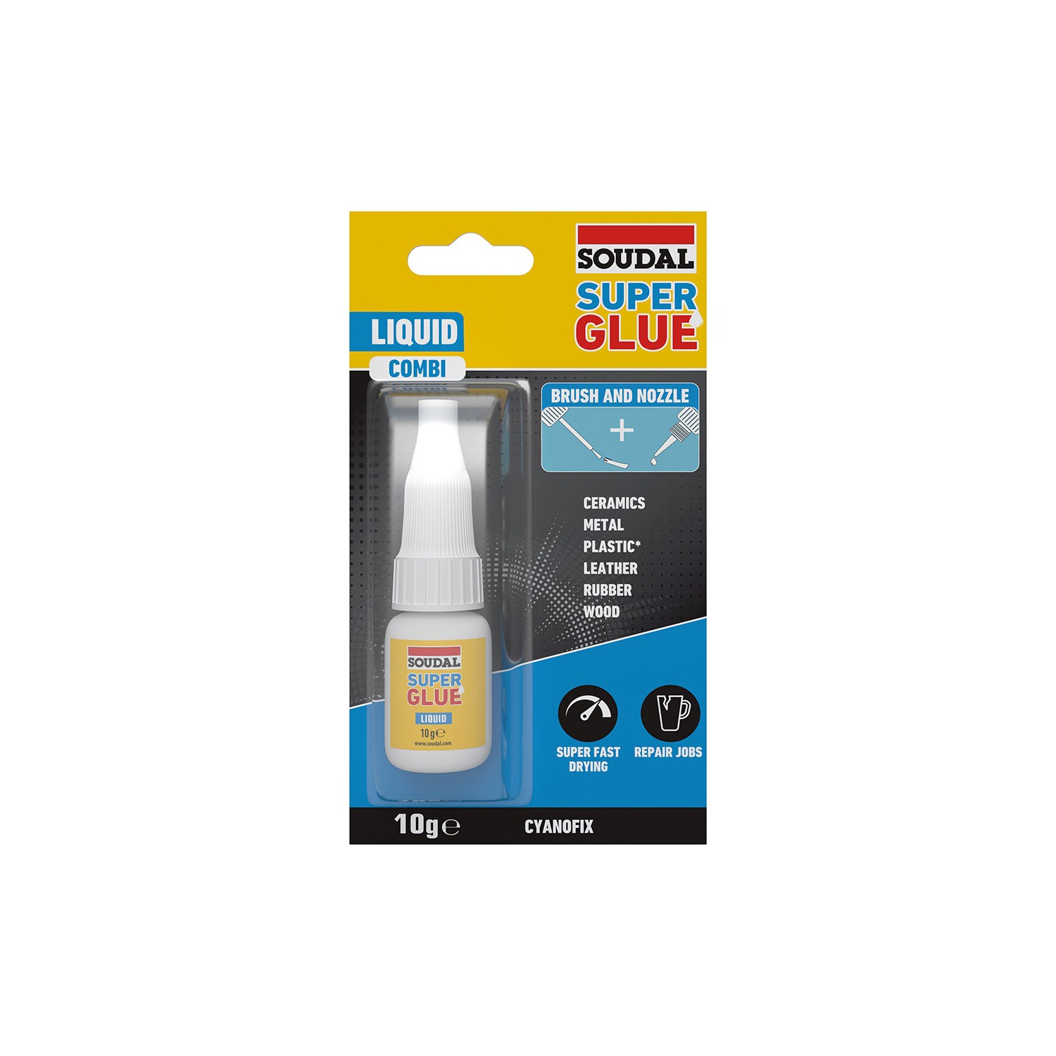 Soudal super glue pincel 10g 160024