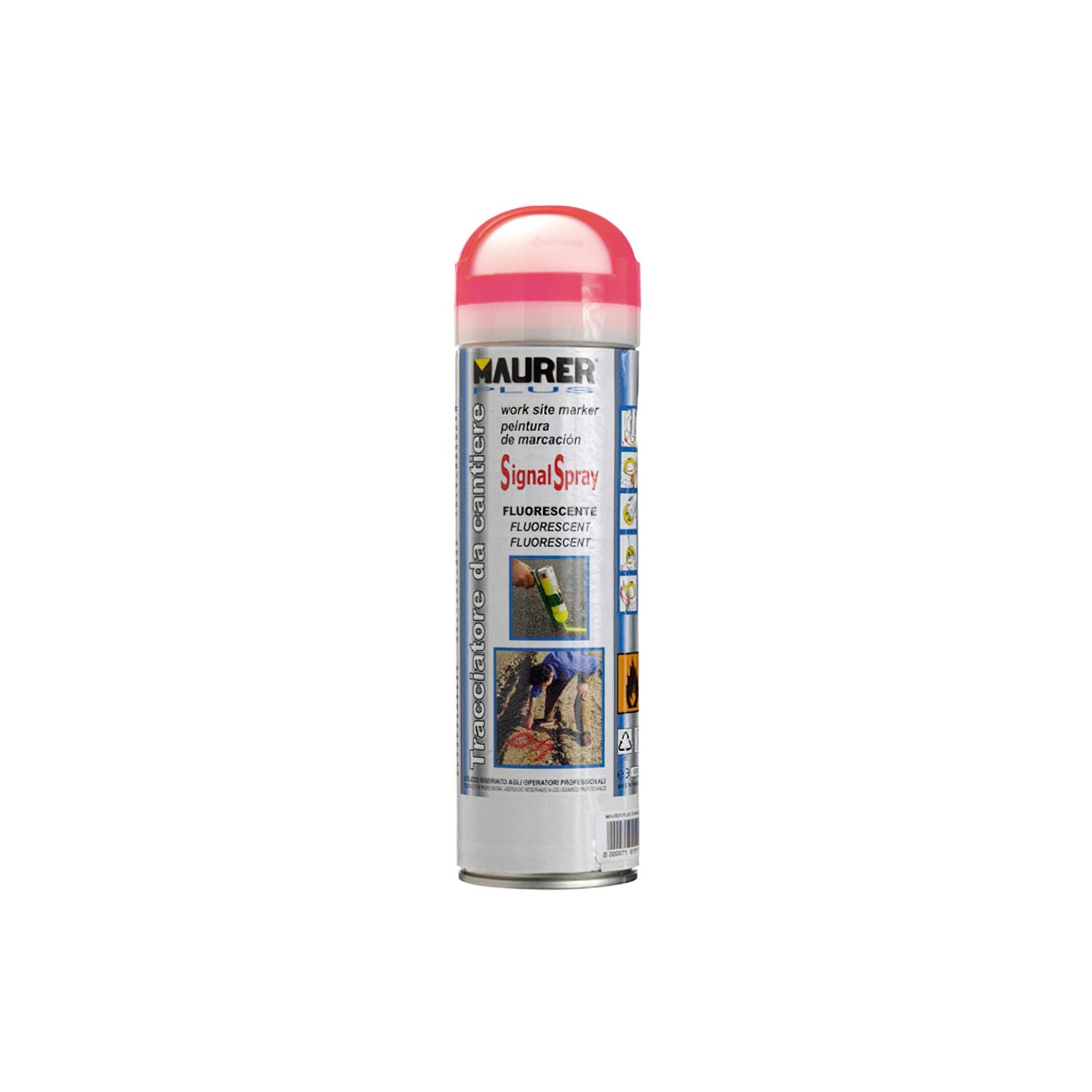 SPRAY MARCADOR MAURER FLOURESCENTE ROJO