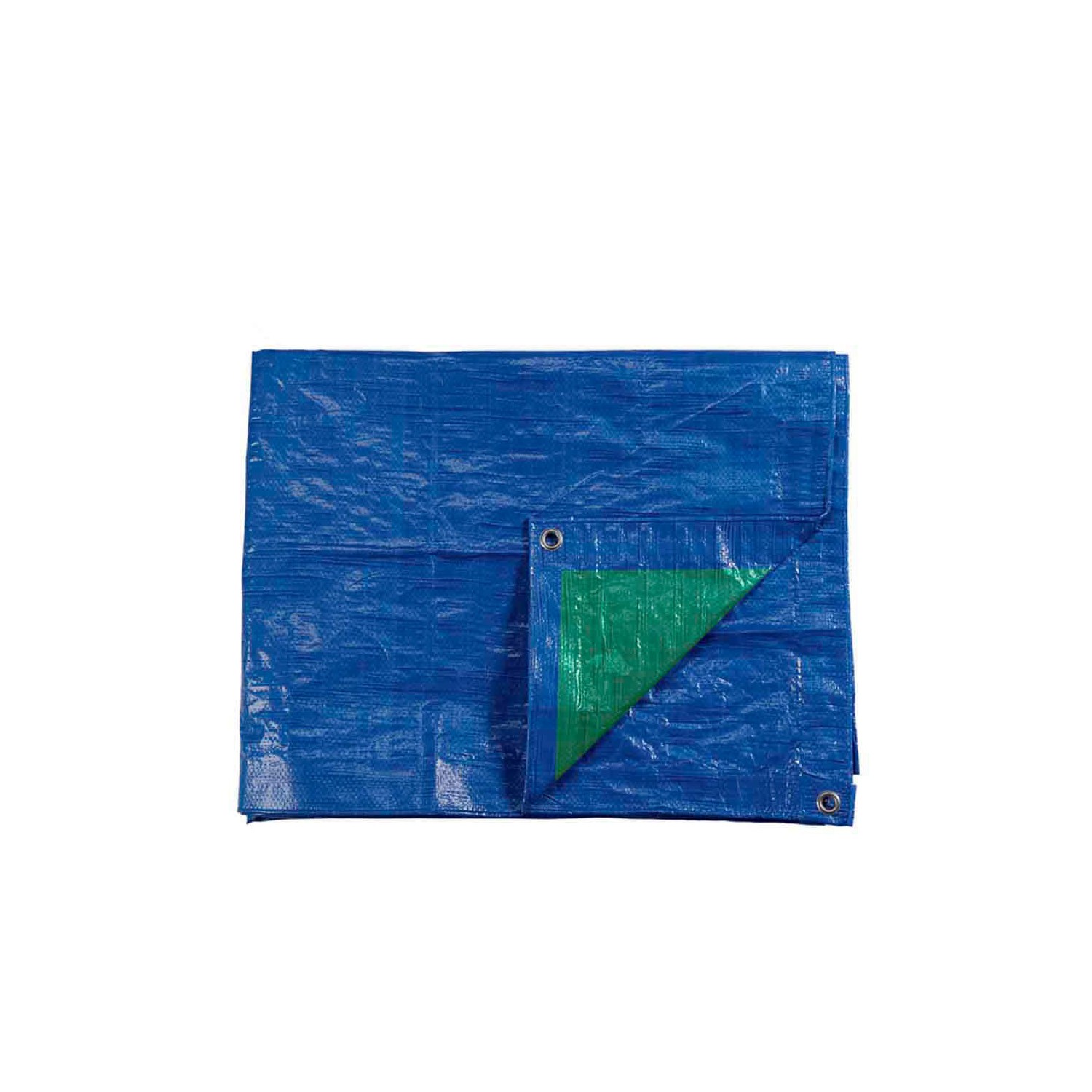 Toldo 8x12m de doble cara azul/verde densidad 90g/m² edm