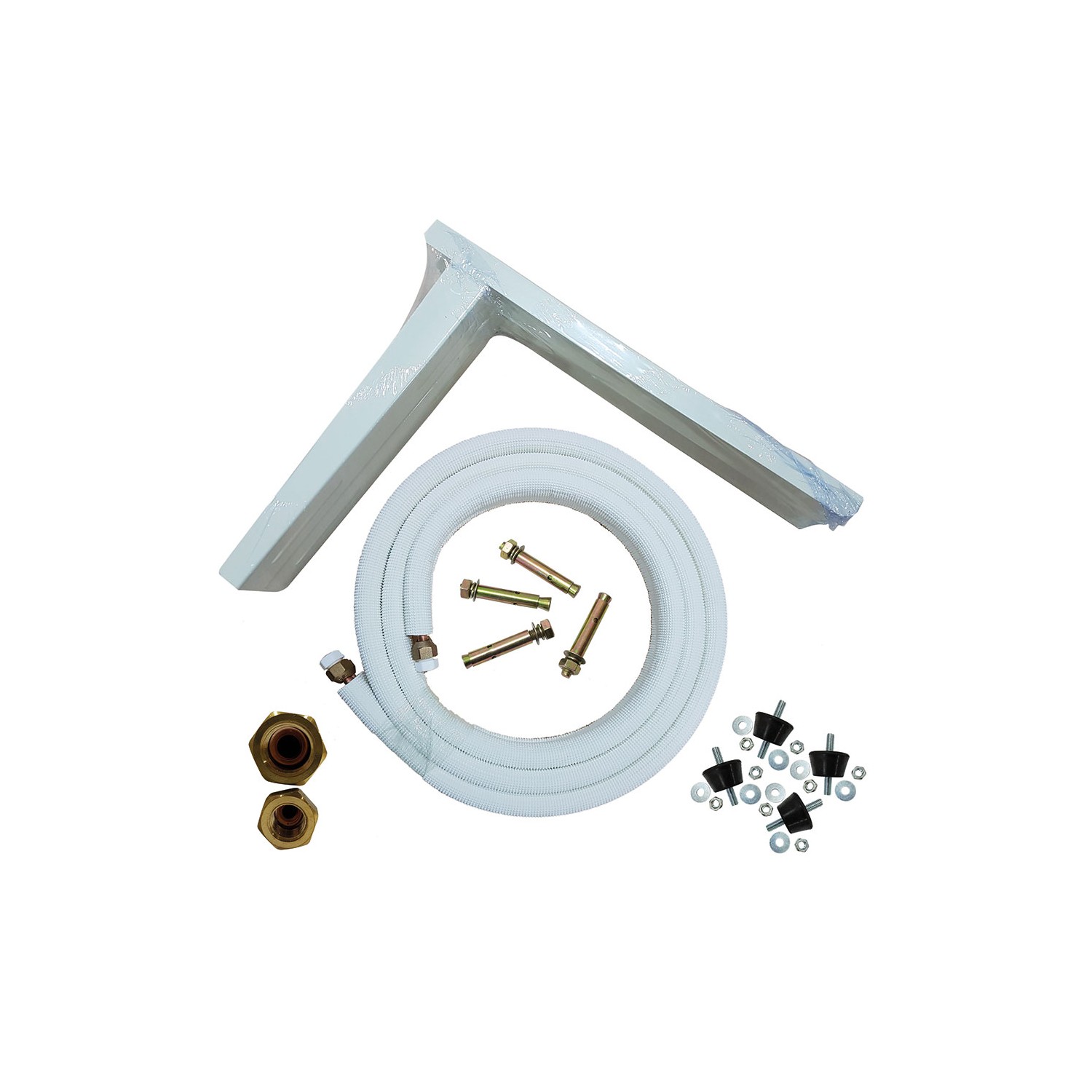 Kit fijacion a pared aa, tubo+escuadras+silentblocks+tornilleria htw-sk3m1438-est2 htw