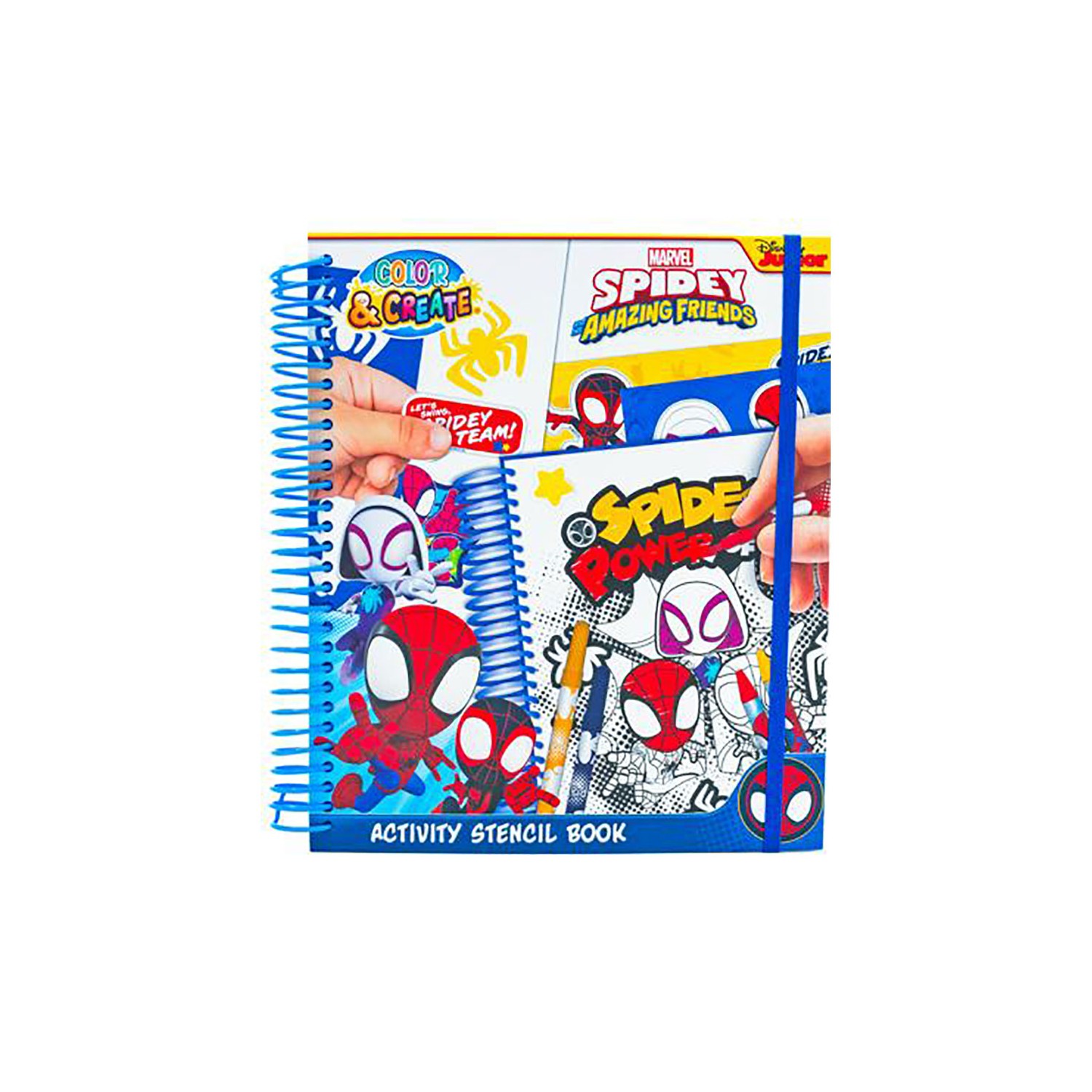 Libro dibujo y actividades spiderman