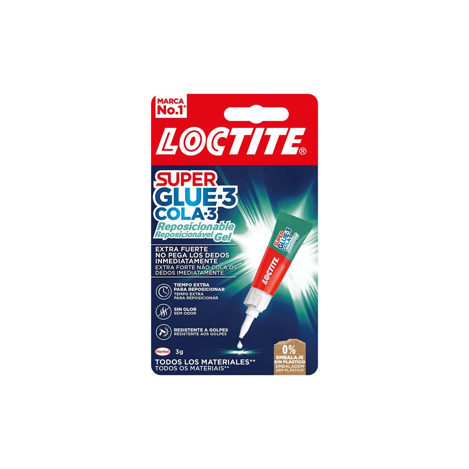 Loctite superglue-3 gel reposicionable 3 gr 2943113