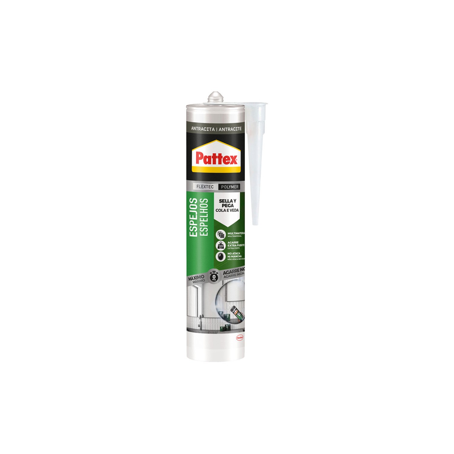 Pattex espejos 280 ml antracita 2903219