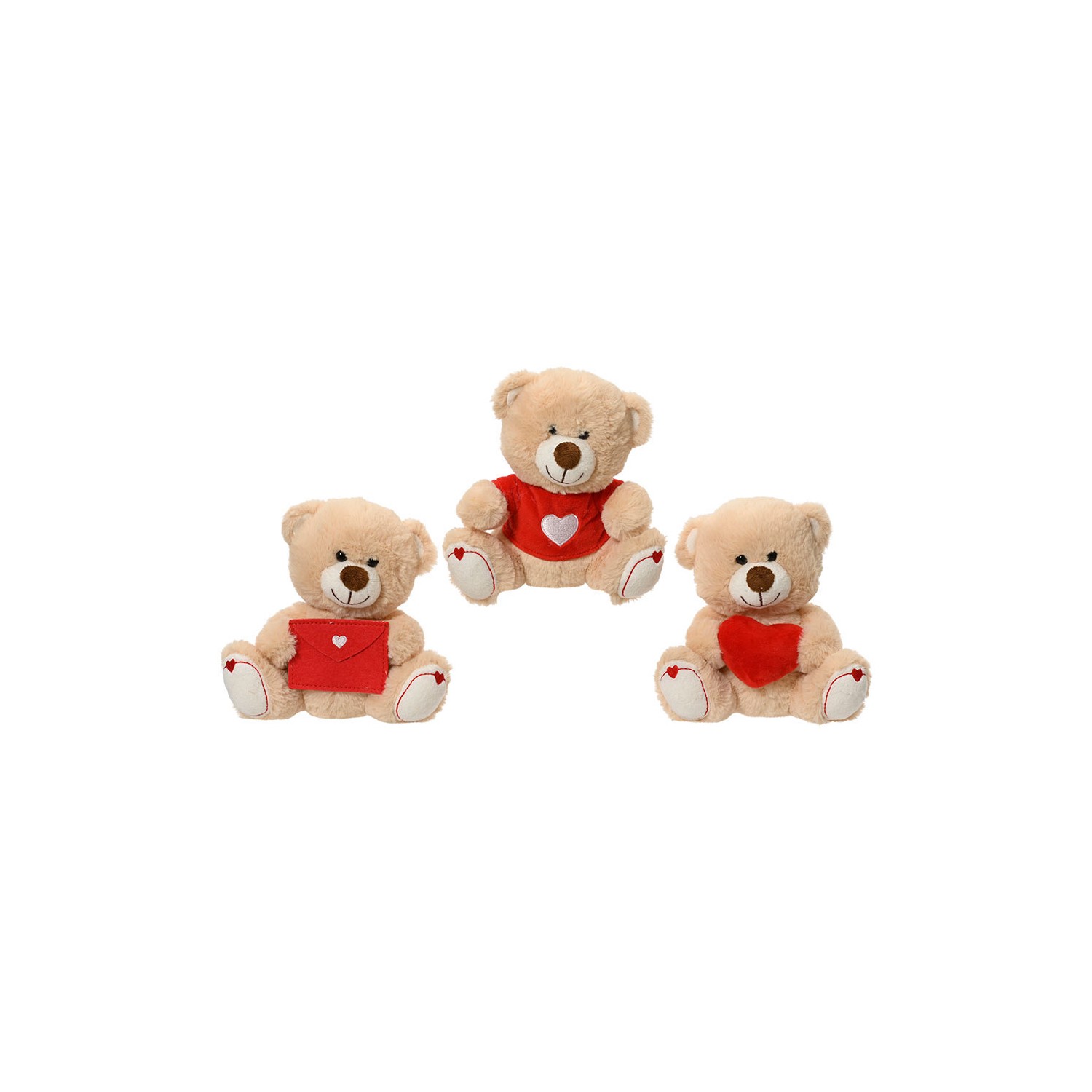 Osito de peluche especial san valentin de 15cm modelos surtidos 808762