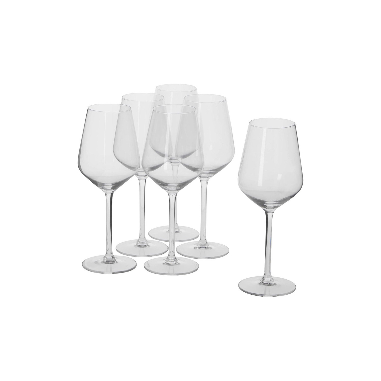 Set 6 copas de vino blanco 37cl alpina