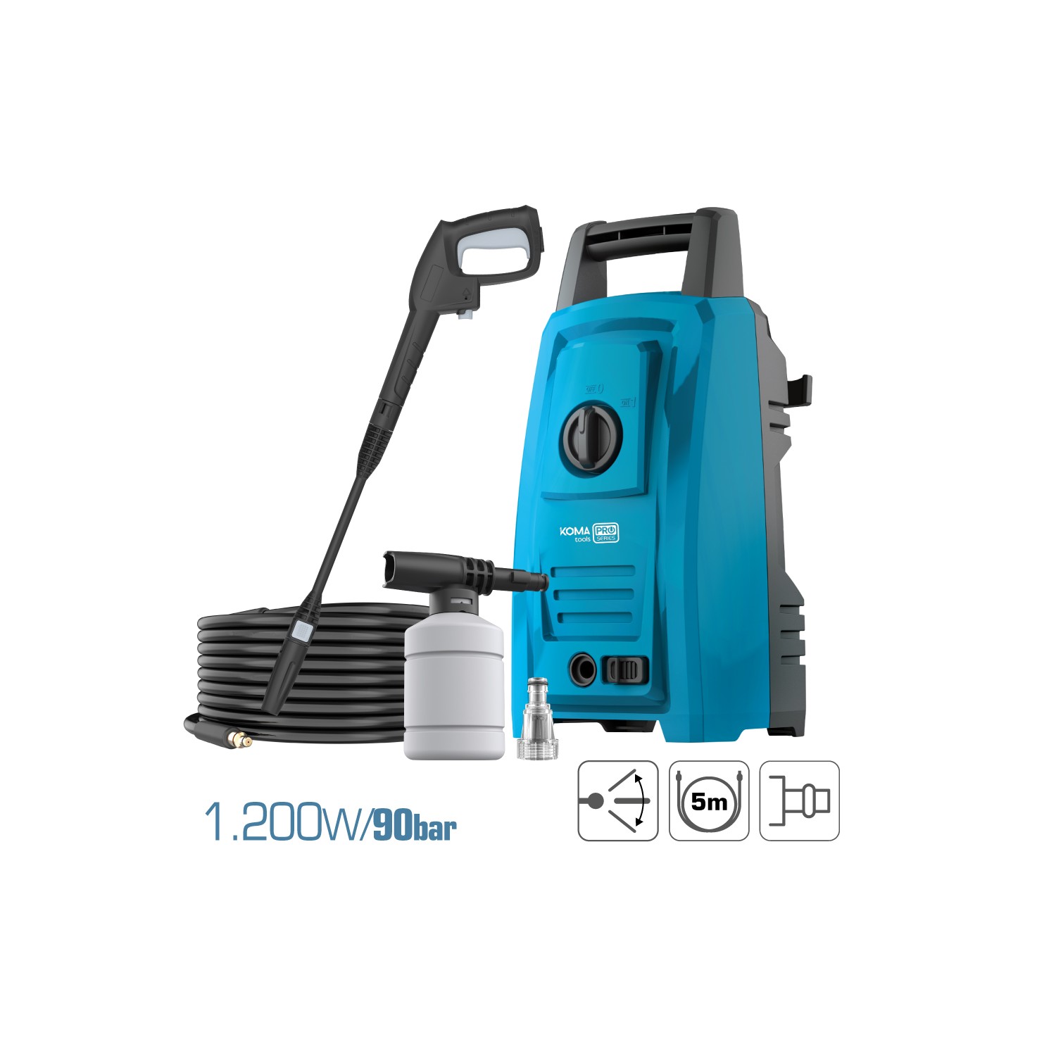 Hidrolimpiadora 1.200w 90 bar koma tools