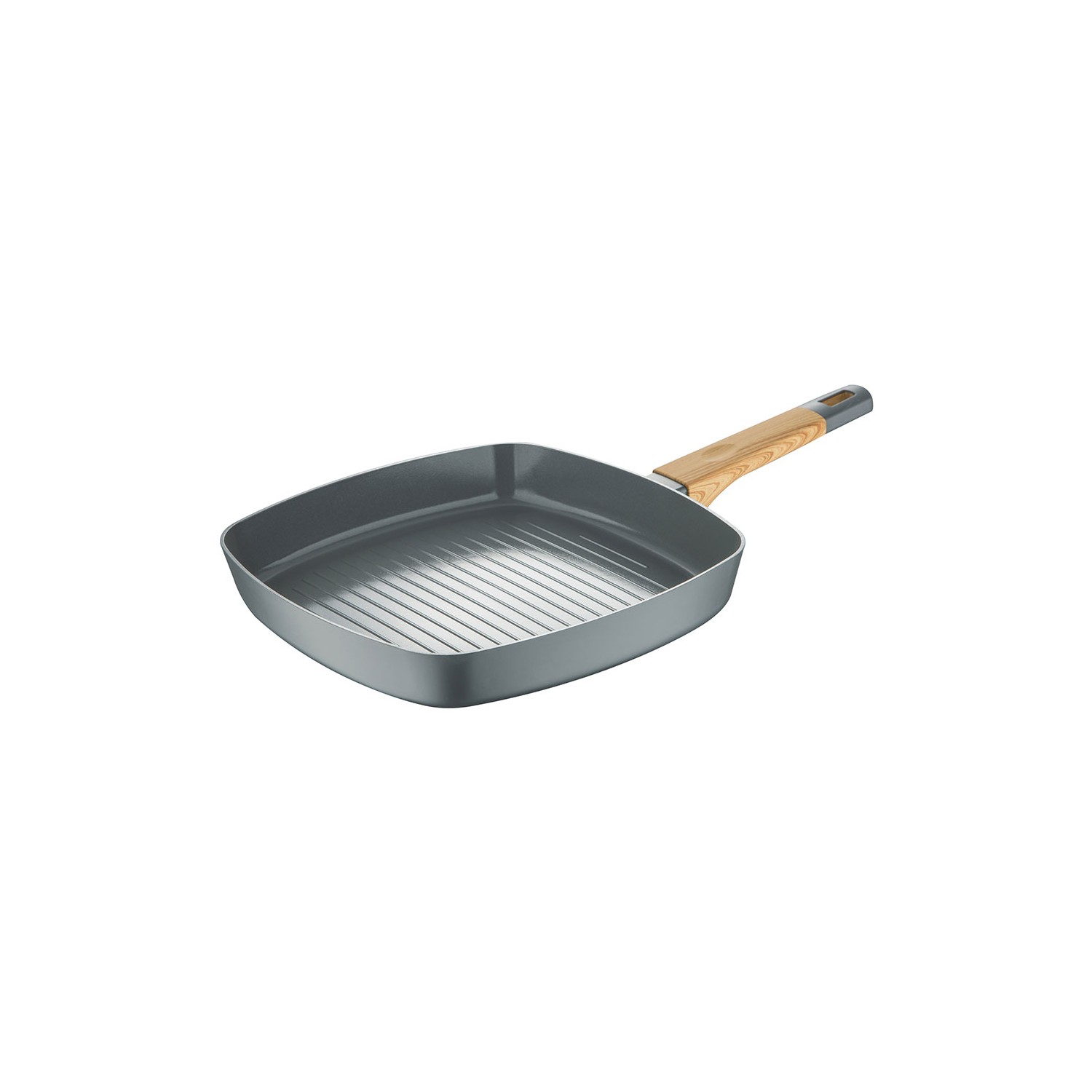 Sarten asador 28 cm aluminio prensado ind earth grey sg-6754 san ignacio