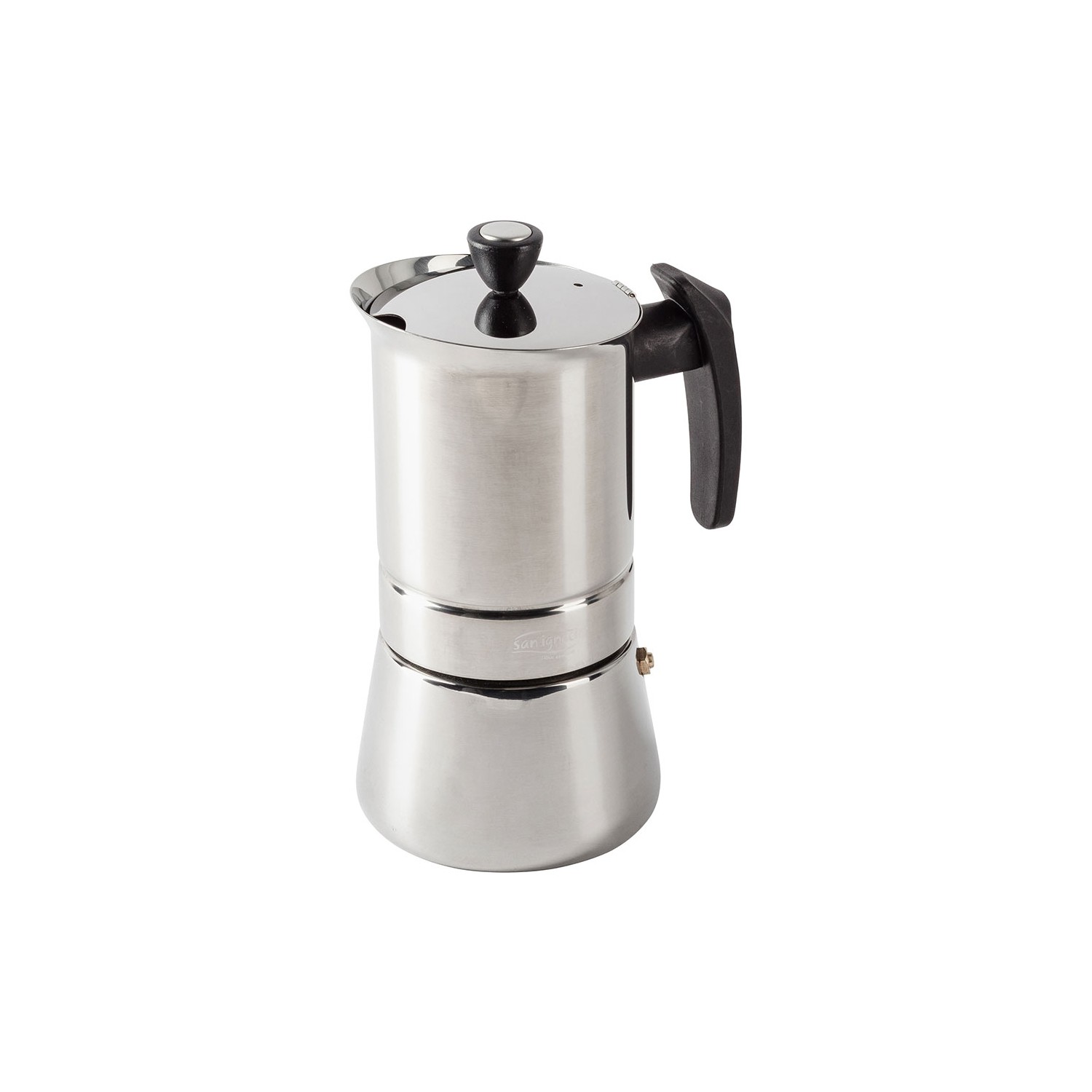 Cafetera 4 tazas acero inox moods sg-3593 san ignacio