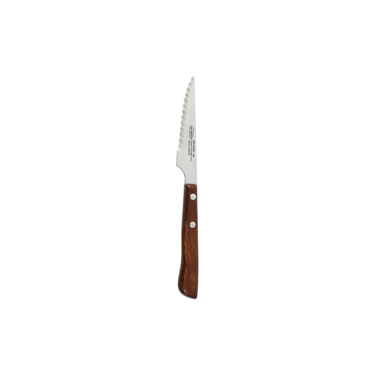 Cuchillo chuletero 11 cm acero inox pakka bgeu-2651 san ignacio