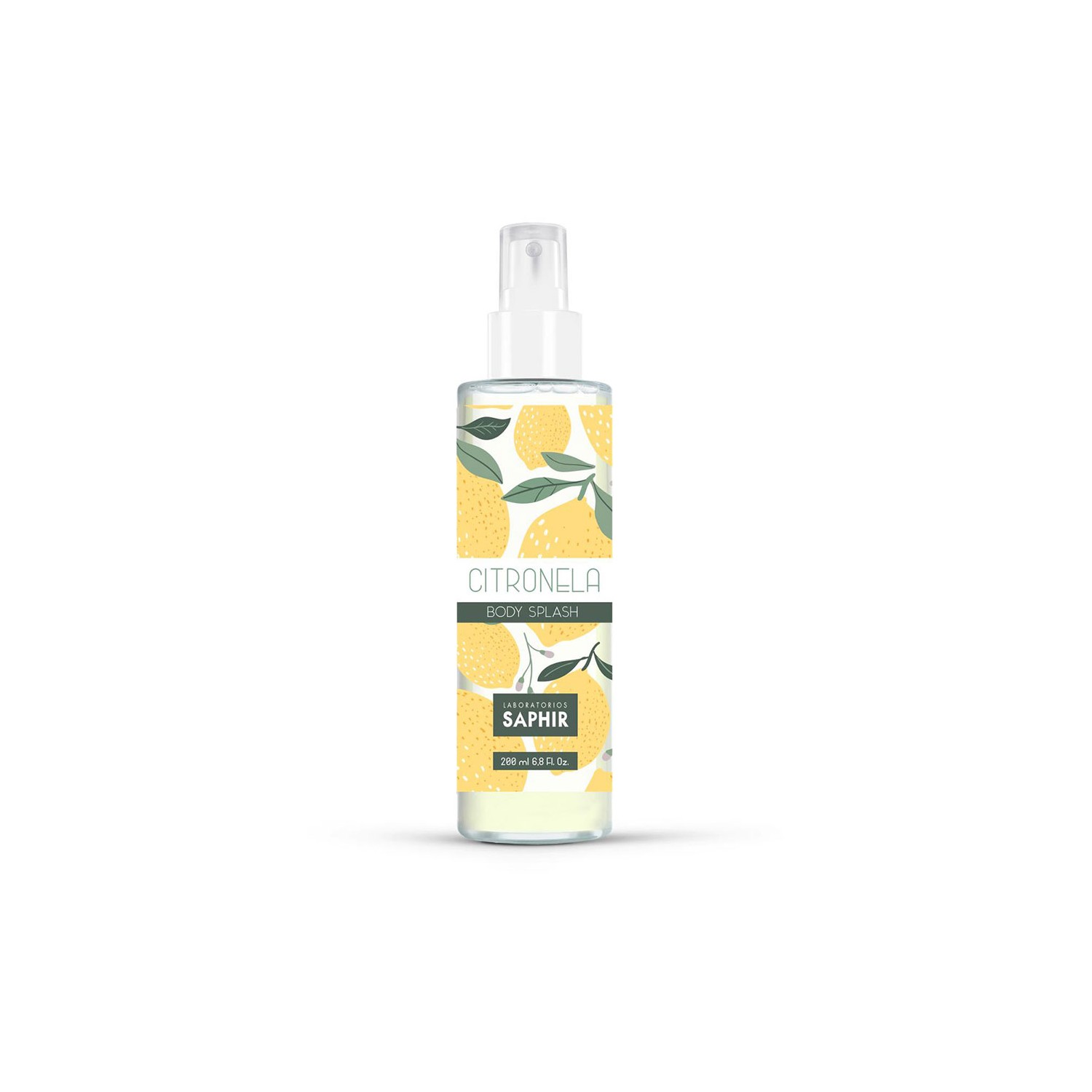 Repelente de insectos y mosquitos citronela body splash 200 ml. laboratorios saphir