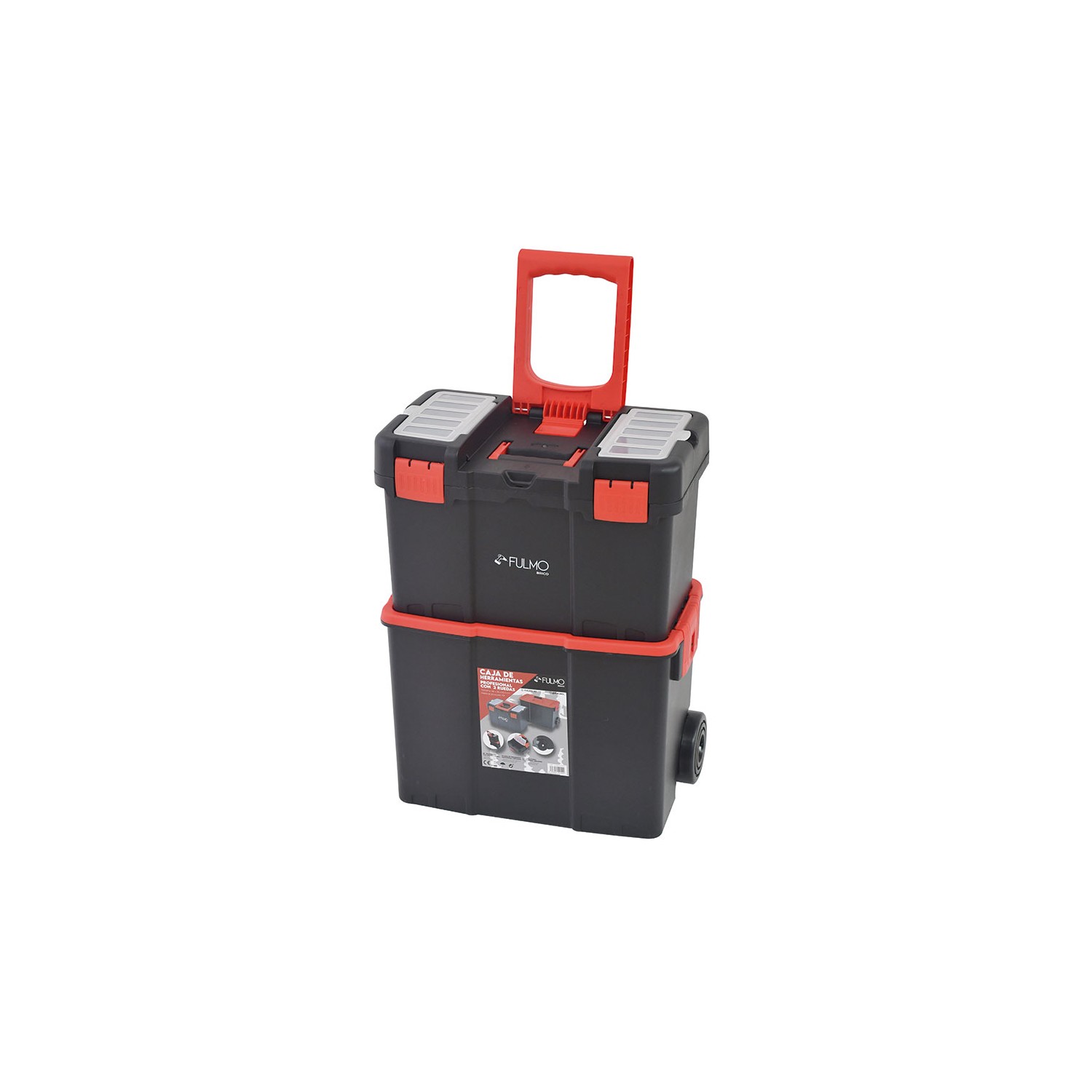 Caja de herramientas profesional con ruedas (trolley) fulmo