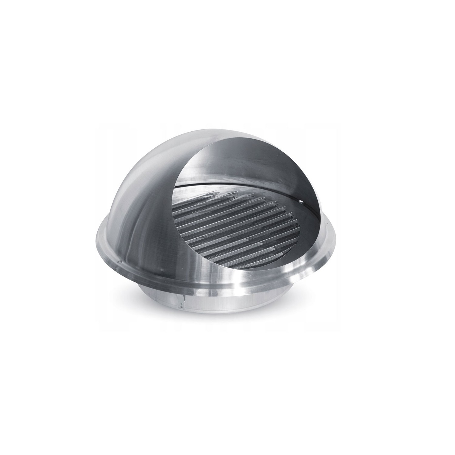 Rejilla ventilación acero inox copa empotrable ø125 mm