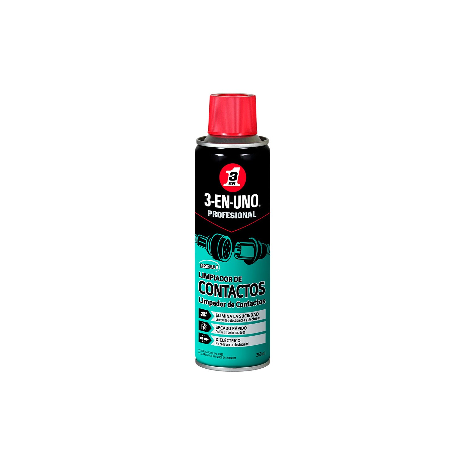 LIMPIADOR DE CONTACTOS 3 EN 1 250ML