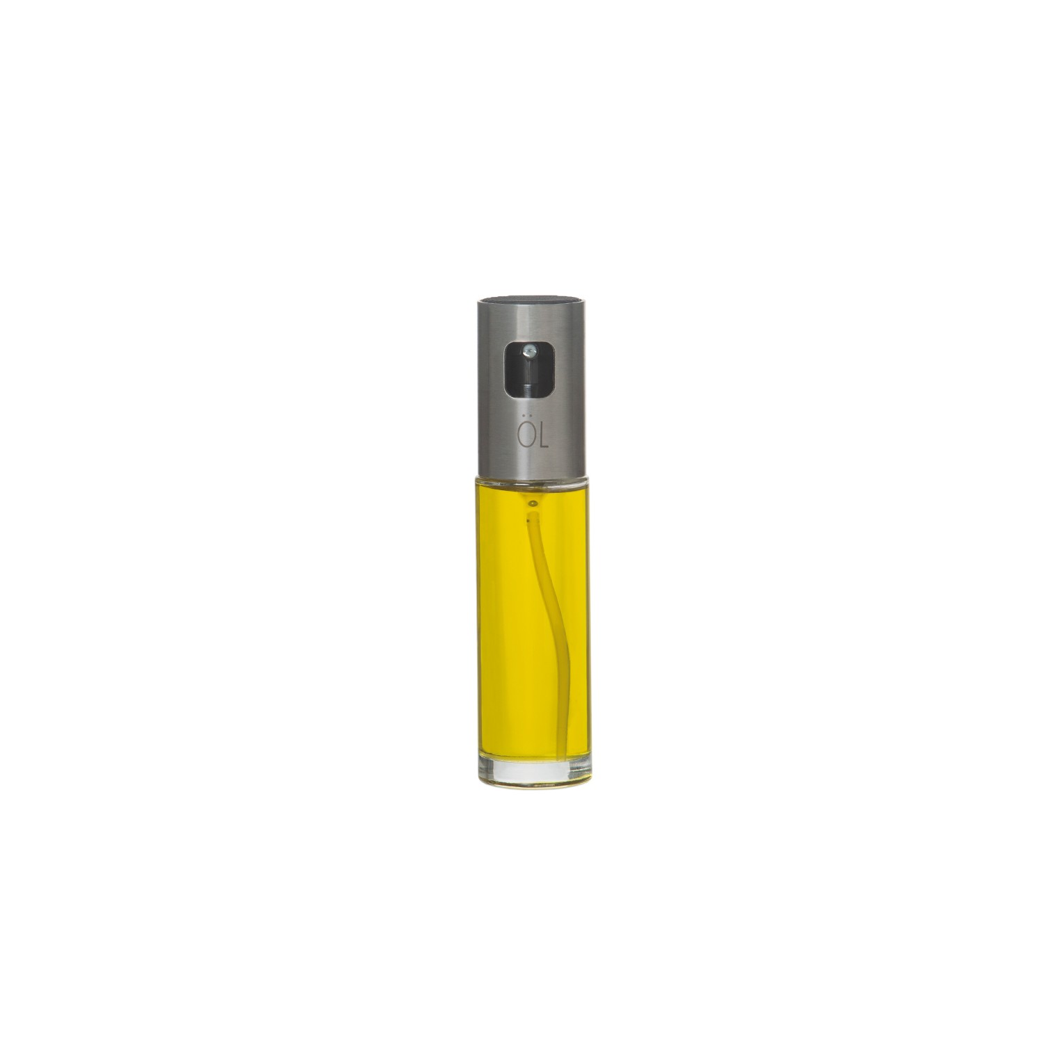 Aceitera spray cristal / inox, 100 ml