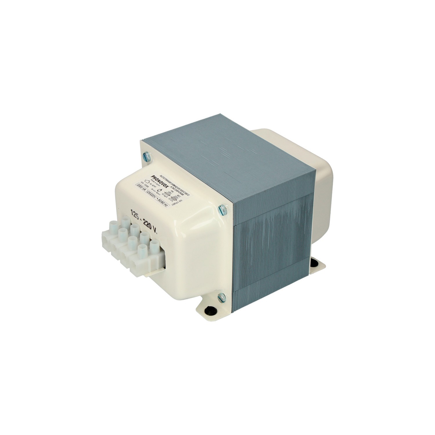 Autotransformador reversible 1500va (1050w) 125-220v phonovox