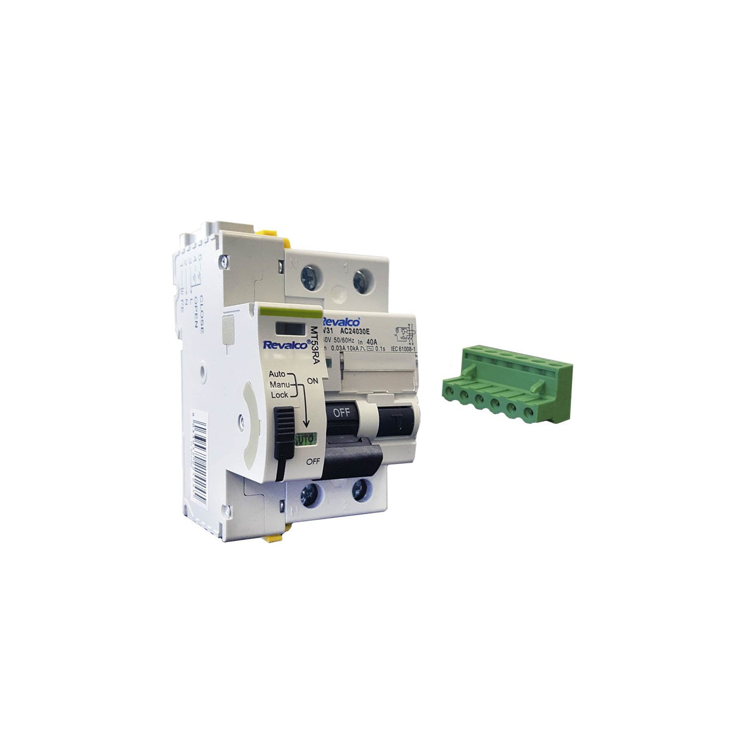 Interruptor diferencial 2p 40a 30ma ac c/reconexion automatica con 3 tiempos de rearme 10/60/300 segundos