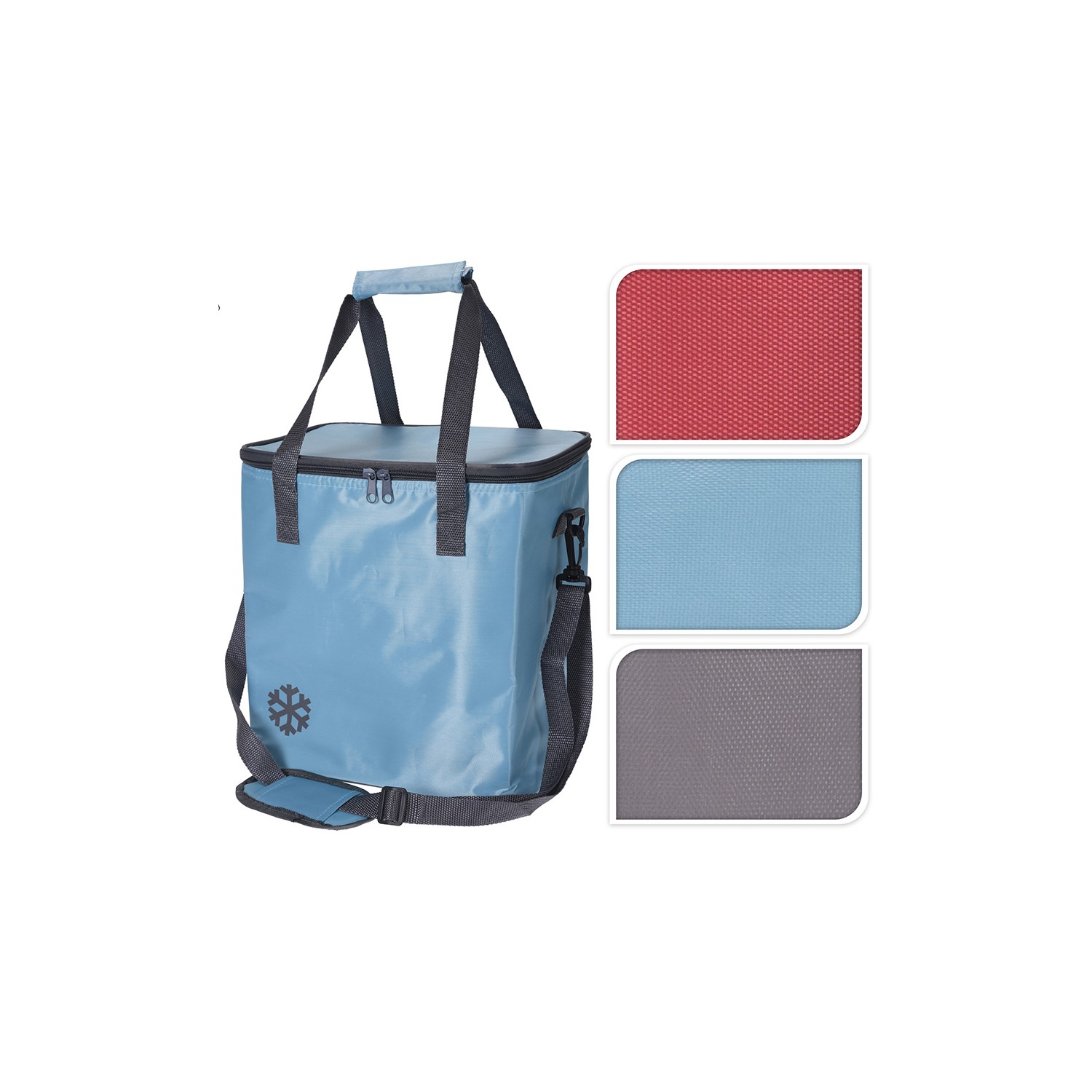 Nevera tipo bolsa isotermica 18 l. 29x31x21cm colores surtidos. cool