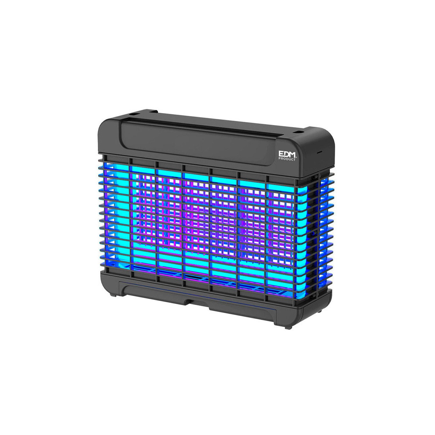 Mata insectos profesional electronico con led 10w 100m² 31,6x10x26,3cm color negro edm