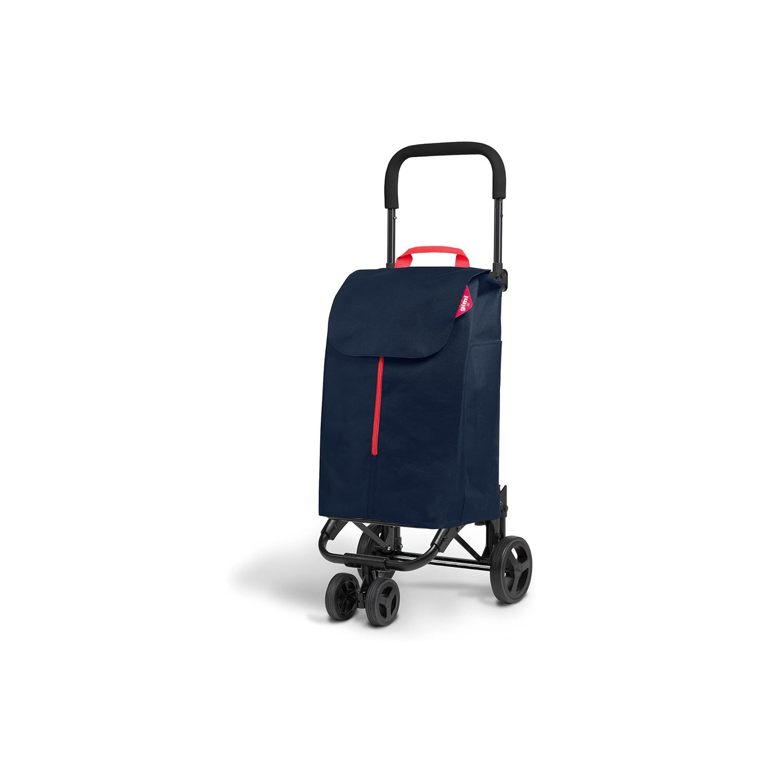 Carrito de la compra twin azul 50l 30kg gimi 169326