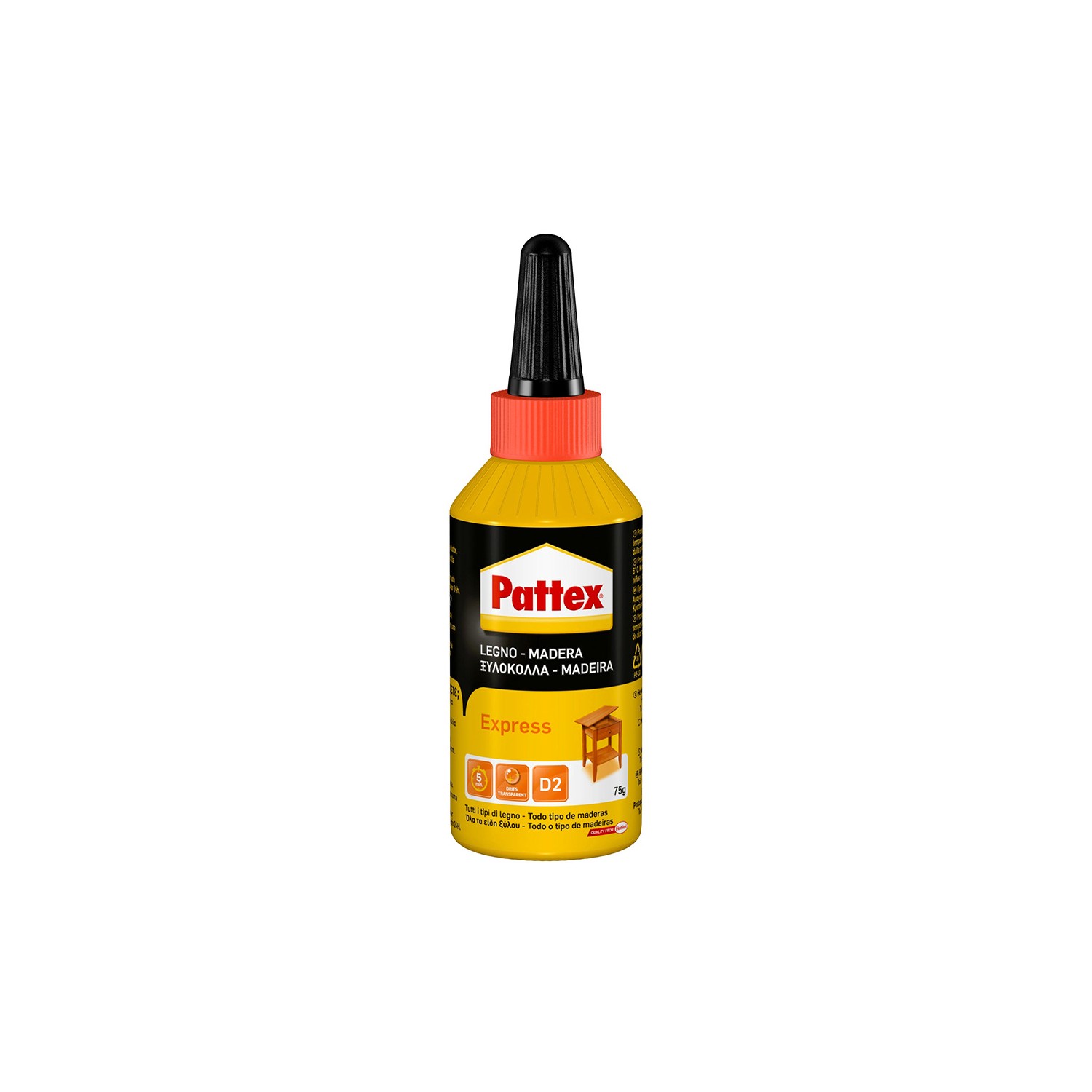 Pattex cola para madera botella 75g 1419309