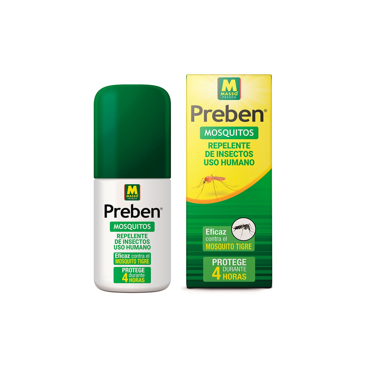 Repelente antimosquitos en spray 100ml preben masso