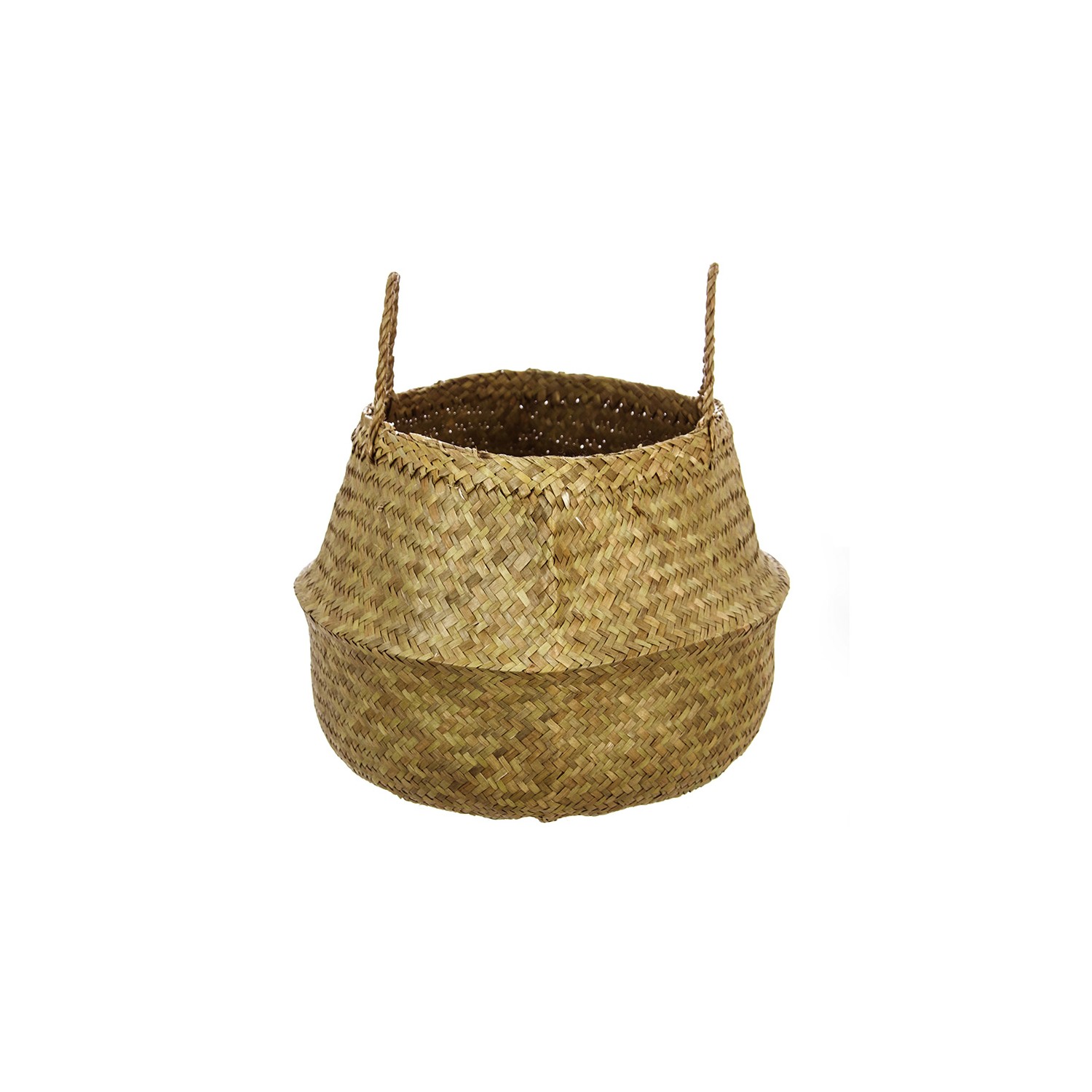 Cesta de mimbre natural plegable 43.5x29cm