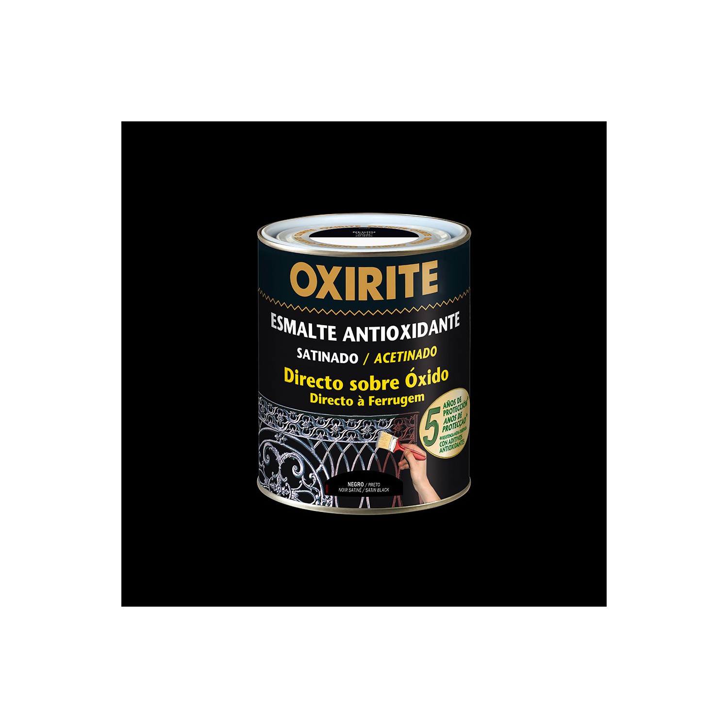 Oxirite negro satinado 4l 5397925