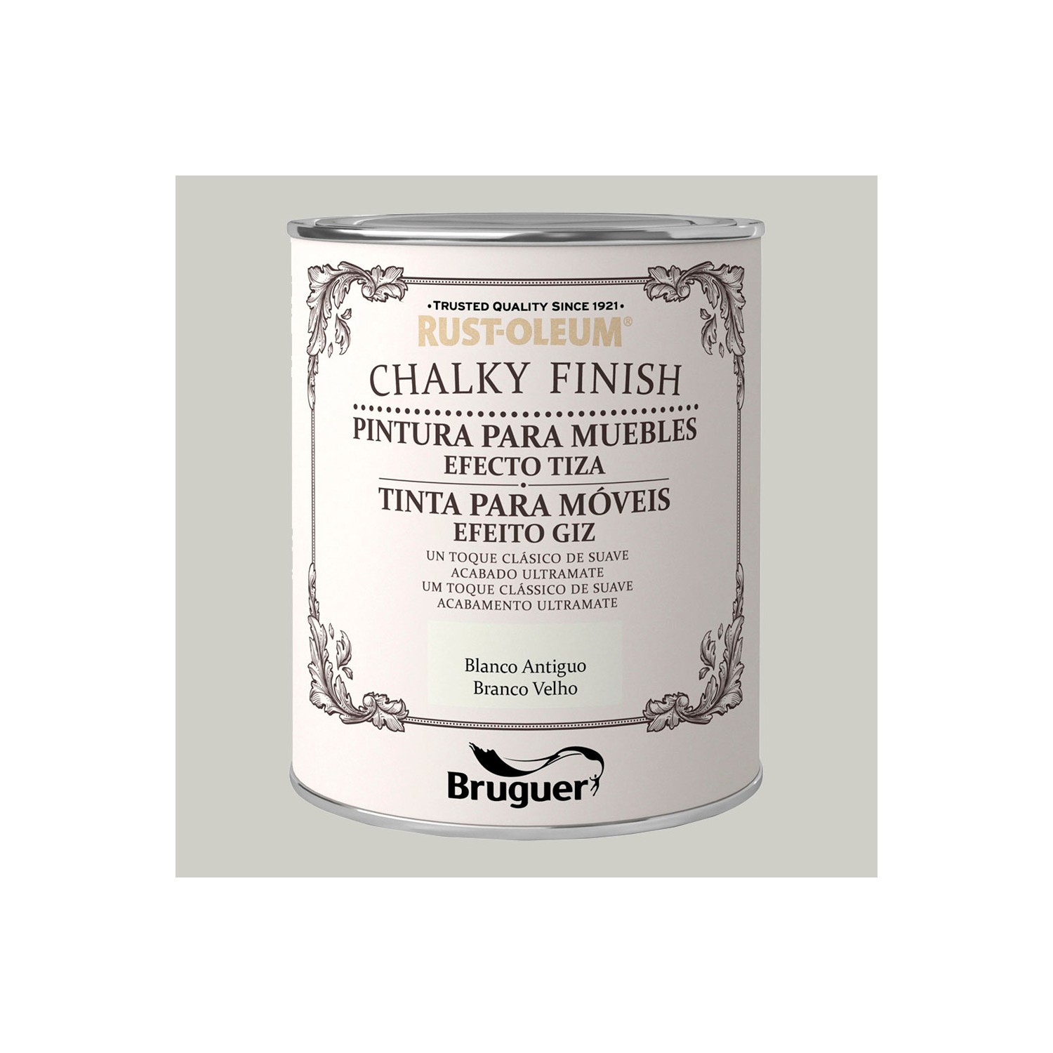 Rust-oleum chalky finish muebles blanco antiguo 0,125l 5397511 bruguer