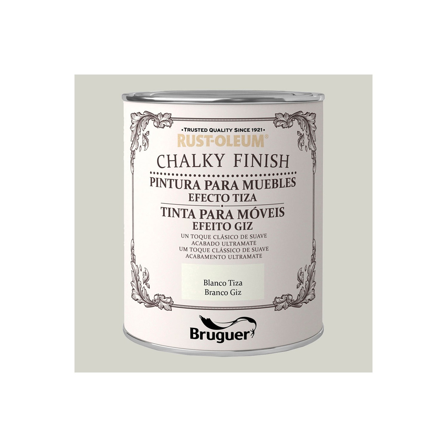 Rust-oleum chalky finish muebles blanco tiza 0,125l 5397508 bruguer