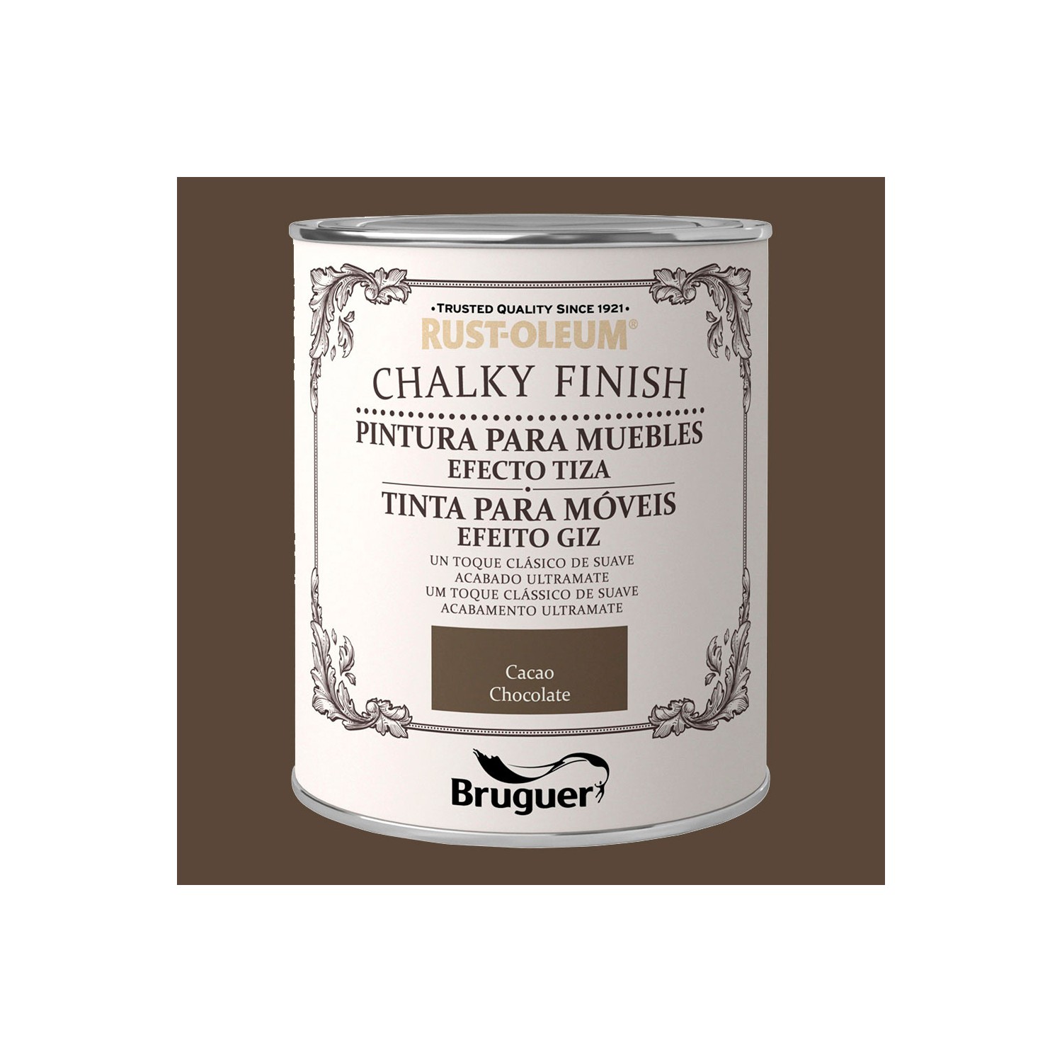 Rust-oleum chalky finish muebles cacao 0,750l 5397519 bruguer