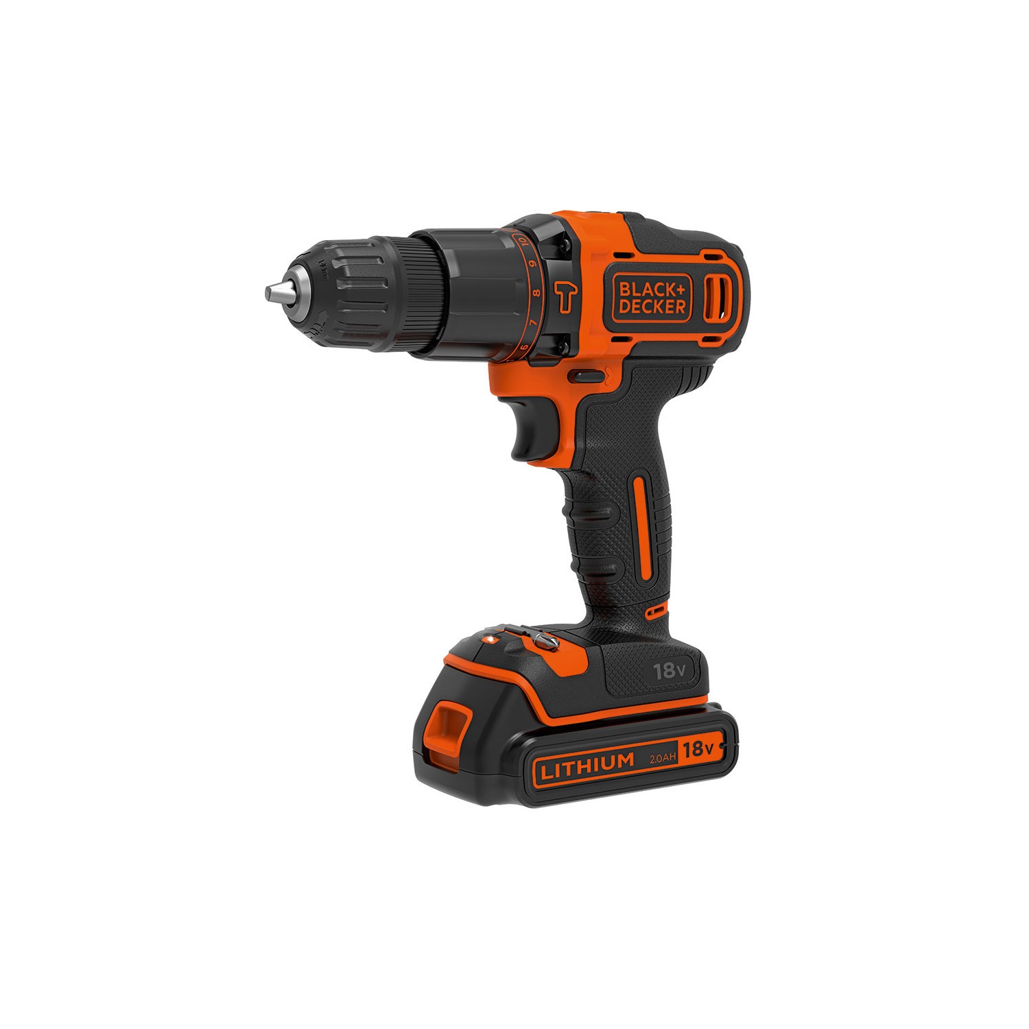 Taladro percutor 18v bdchd18kb-qw black+decker