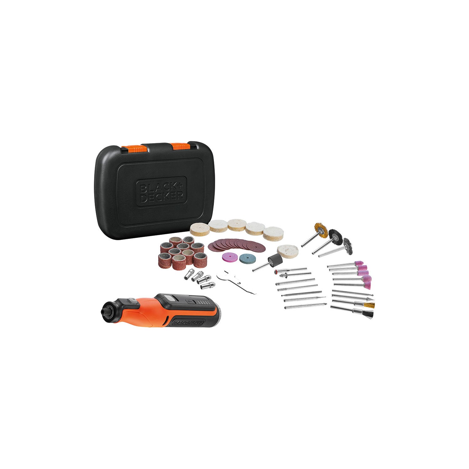 Multi-herramienta rotativa 7,2v bcrt8ik-xj black+decker