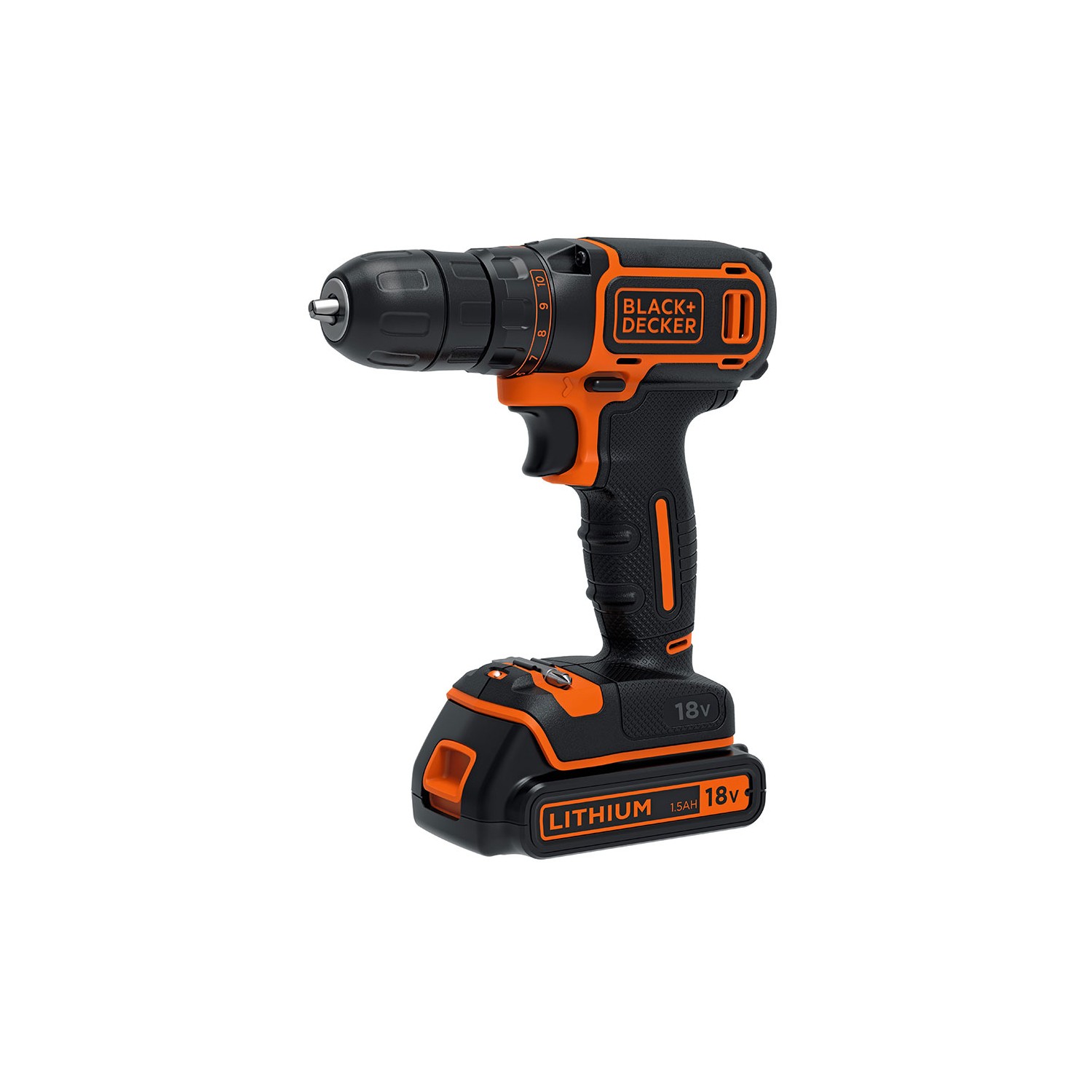 Taladro atornillador 18v bdcdc18k-qw black+decker