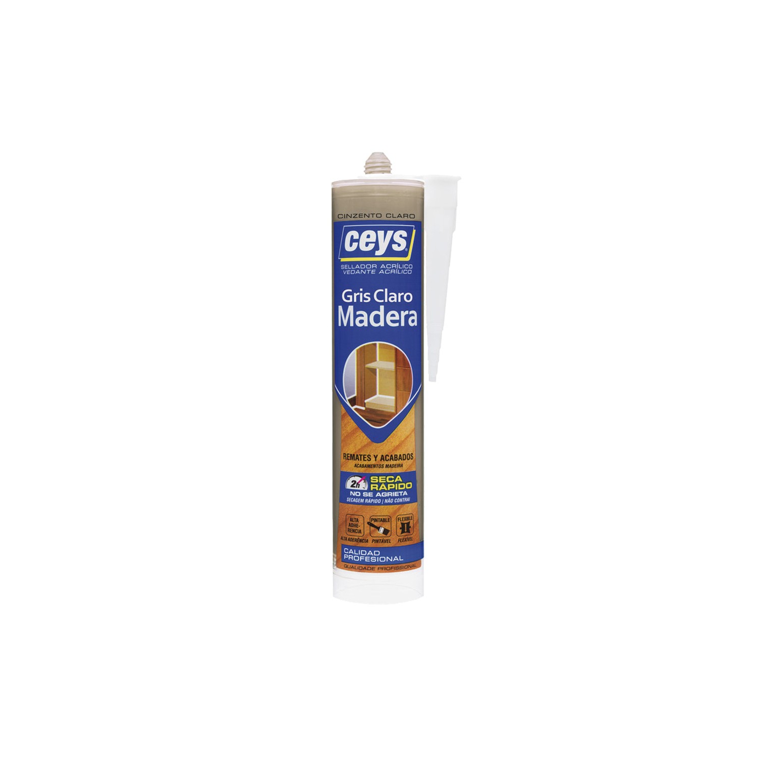 Ceys sellador madera gris claro cart 505795